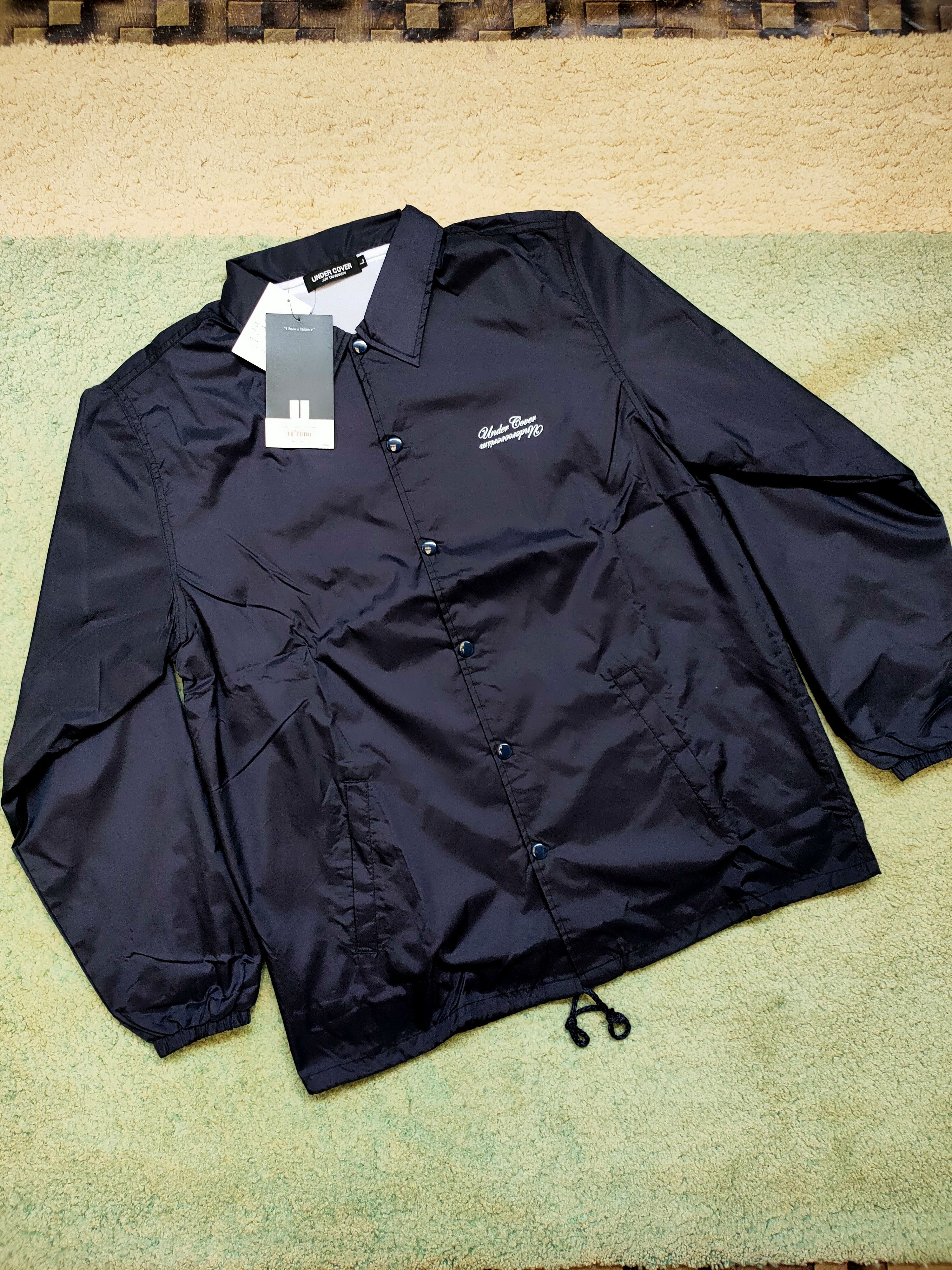 UNDERCOVER UNDERCOVER COACH JACKET NAVY | ivory22 | REVERSIBLE
