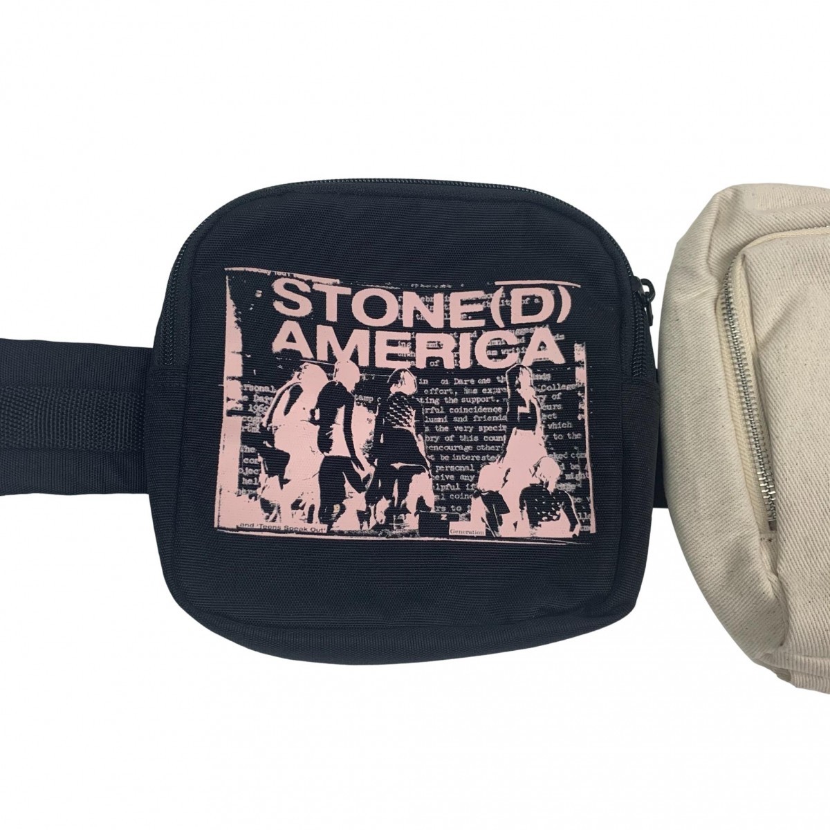 Raf Simons x Stoned America Crossbody Bag | eclat | REVERSIBLE