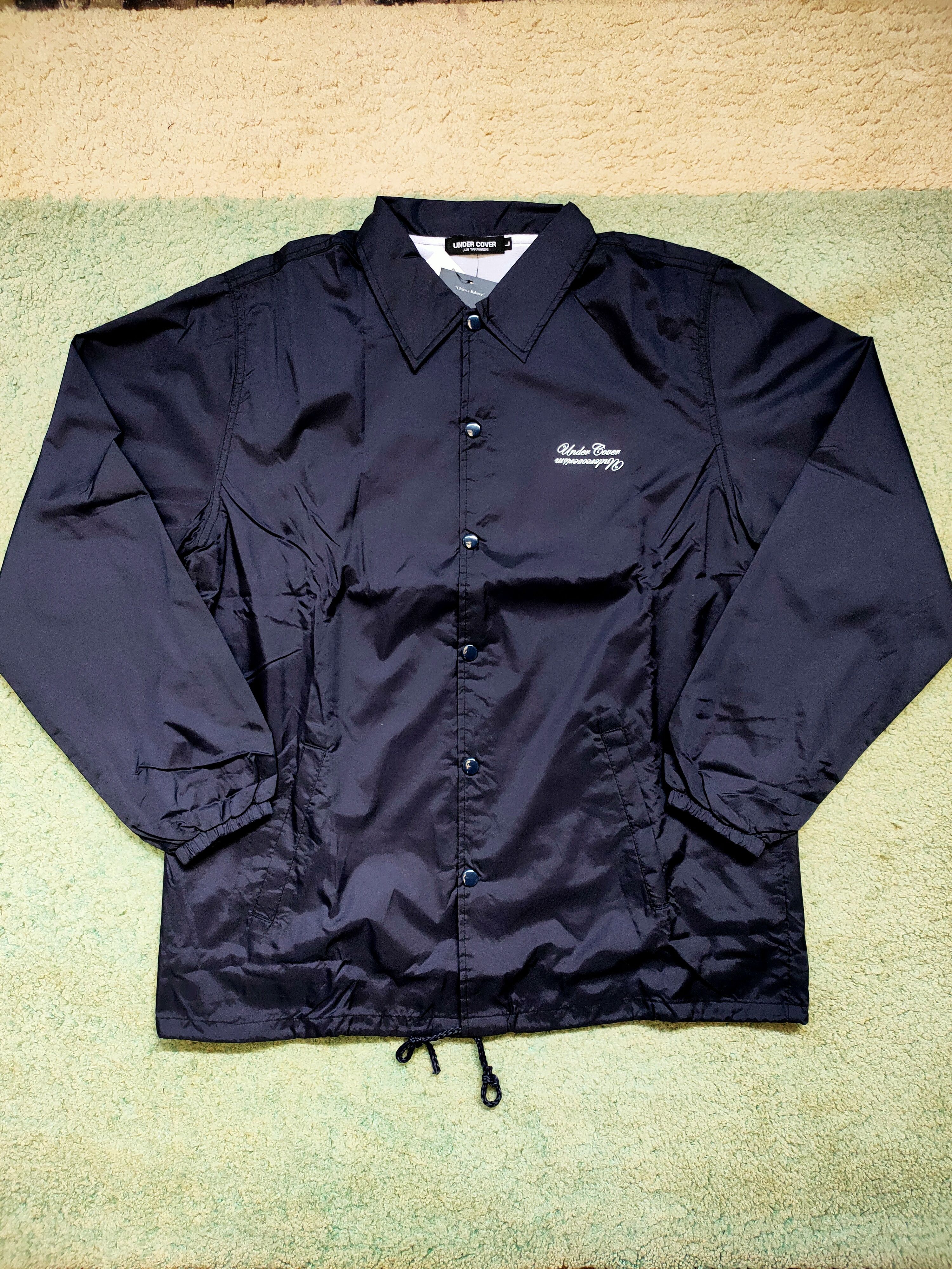 UNDERCOVER UNDERCOVER COACH JACKET NAVY | ivory22 | REVERSIBLE