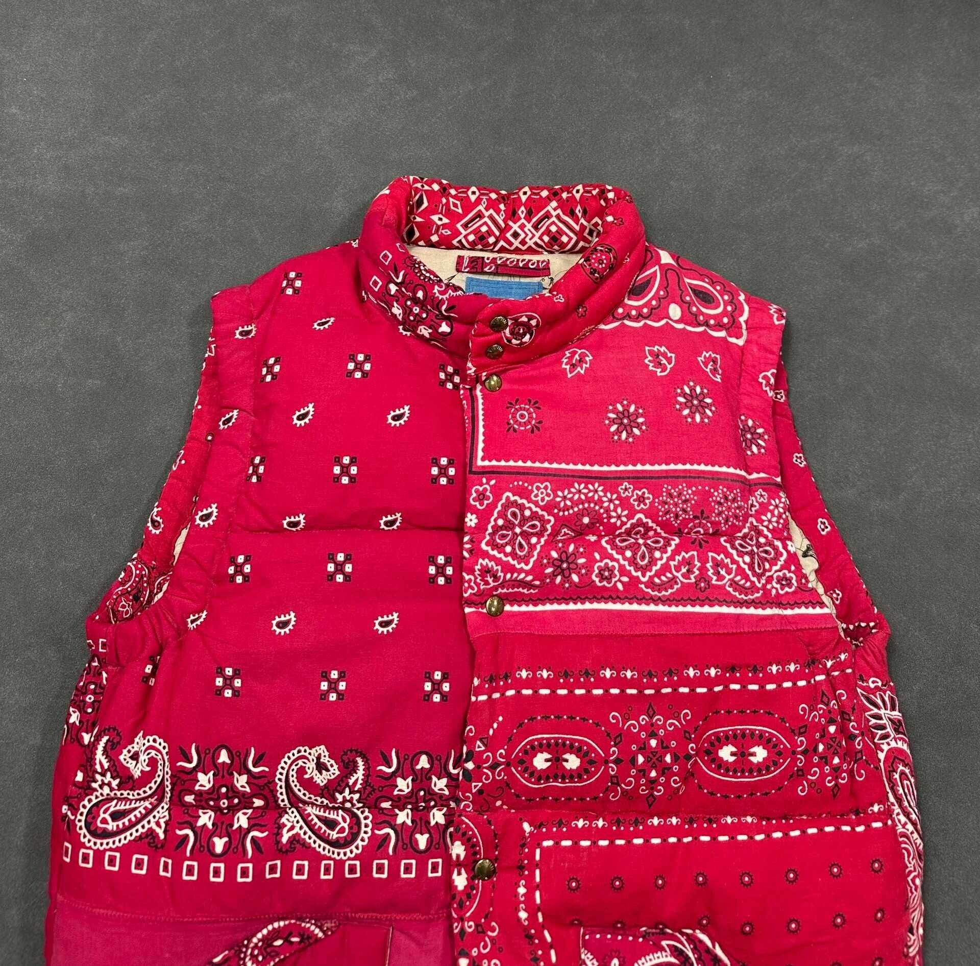 visvim VISVIM ICT INSULATOR DOWN VEST BANDANA | ubvintage