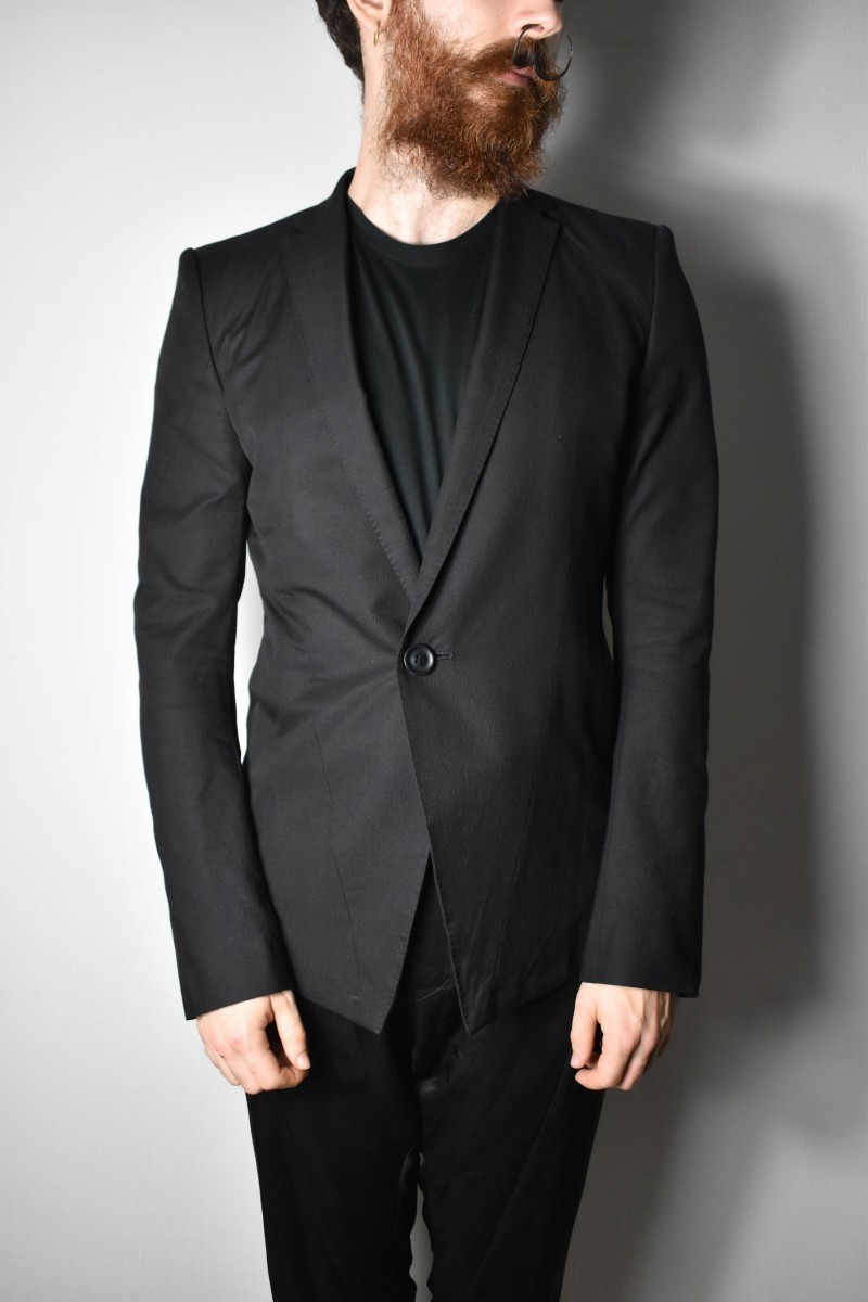 Julius SS14 Ghost Silk Gabardine Blazer - 457JAM2-S
