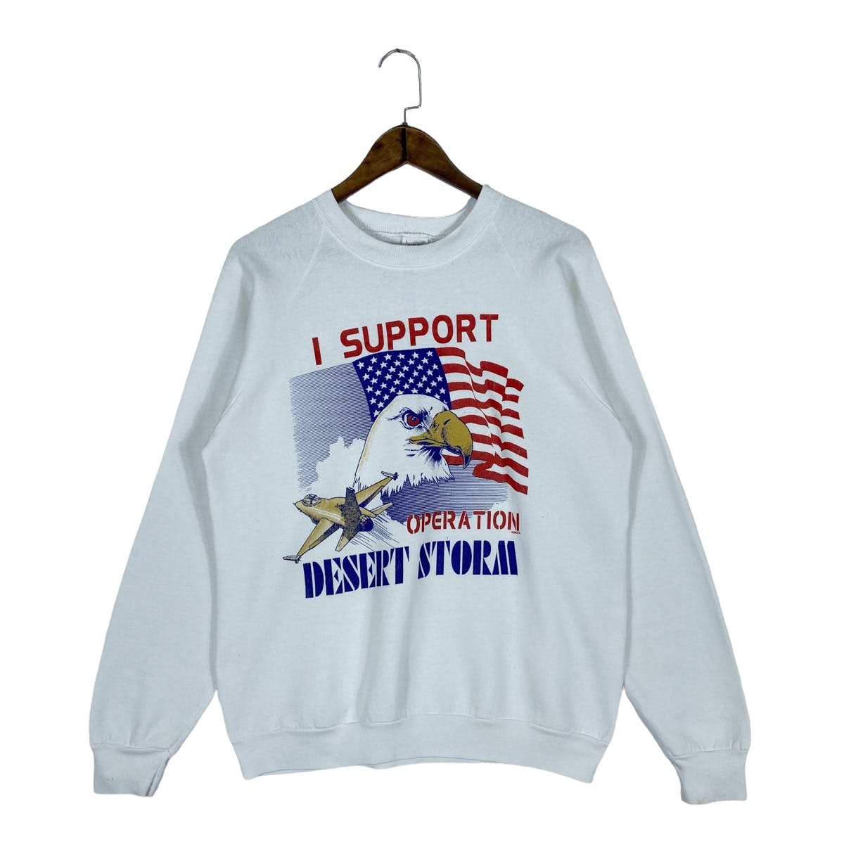 Other Designers Vintage 80s Operation Desert Storm Sweatshirt japanweekdays REVERSIBLE