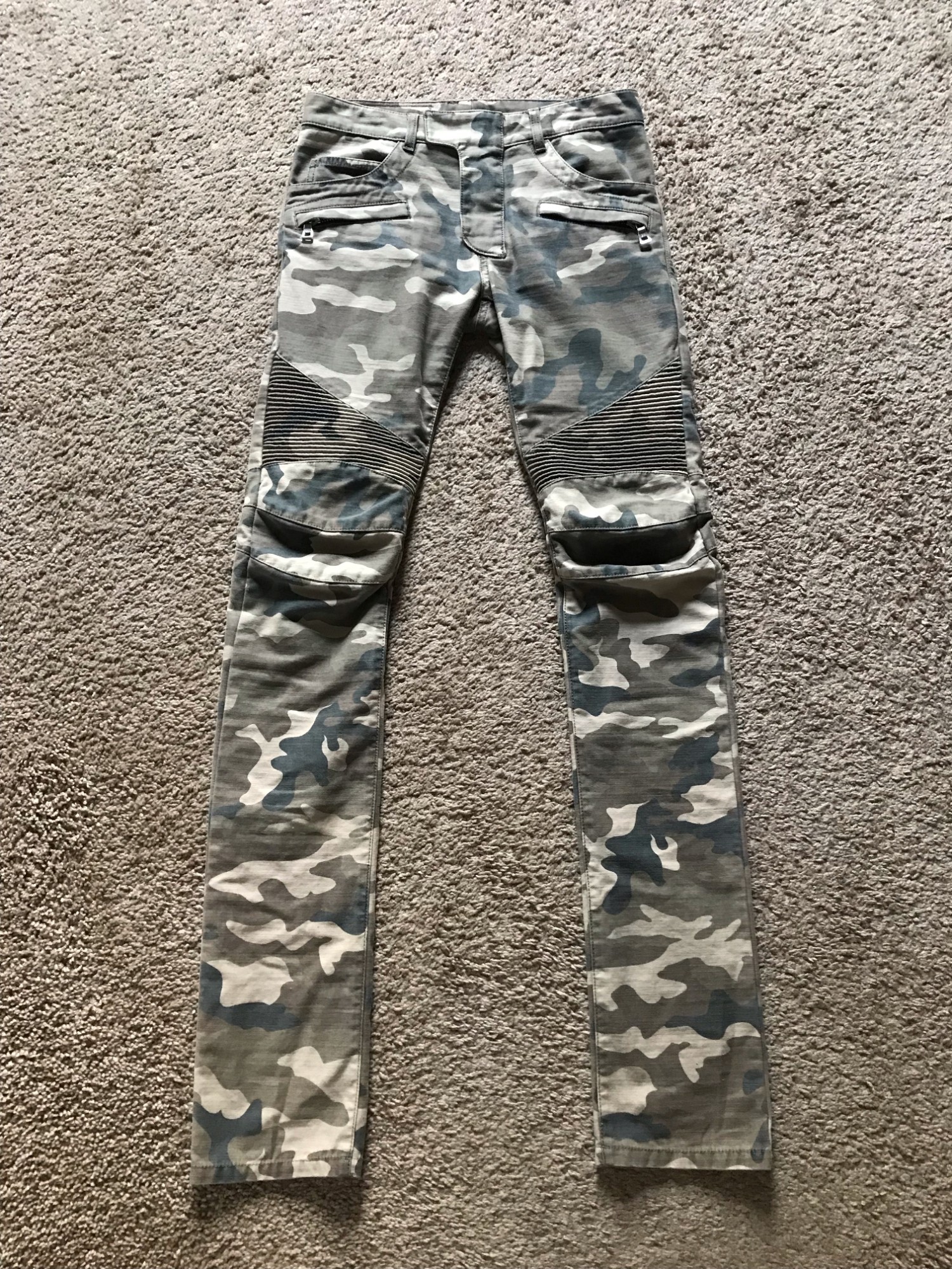 Outlets Balmain Mens Jeans Camo 36x34