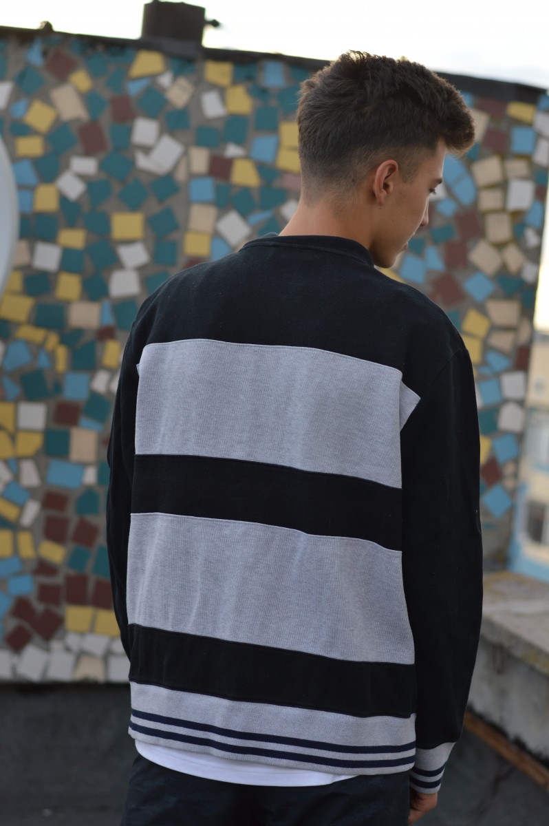 SAINT LAURENT YSL zip up sweatshirt popzie REVERSIBLE