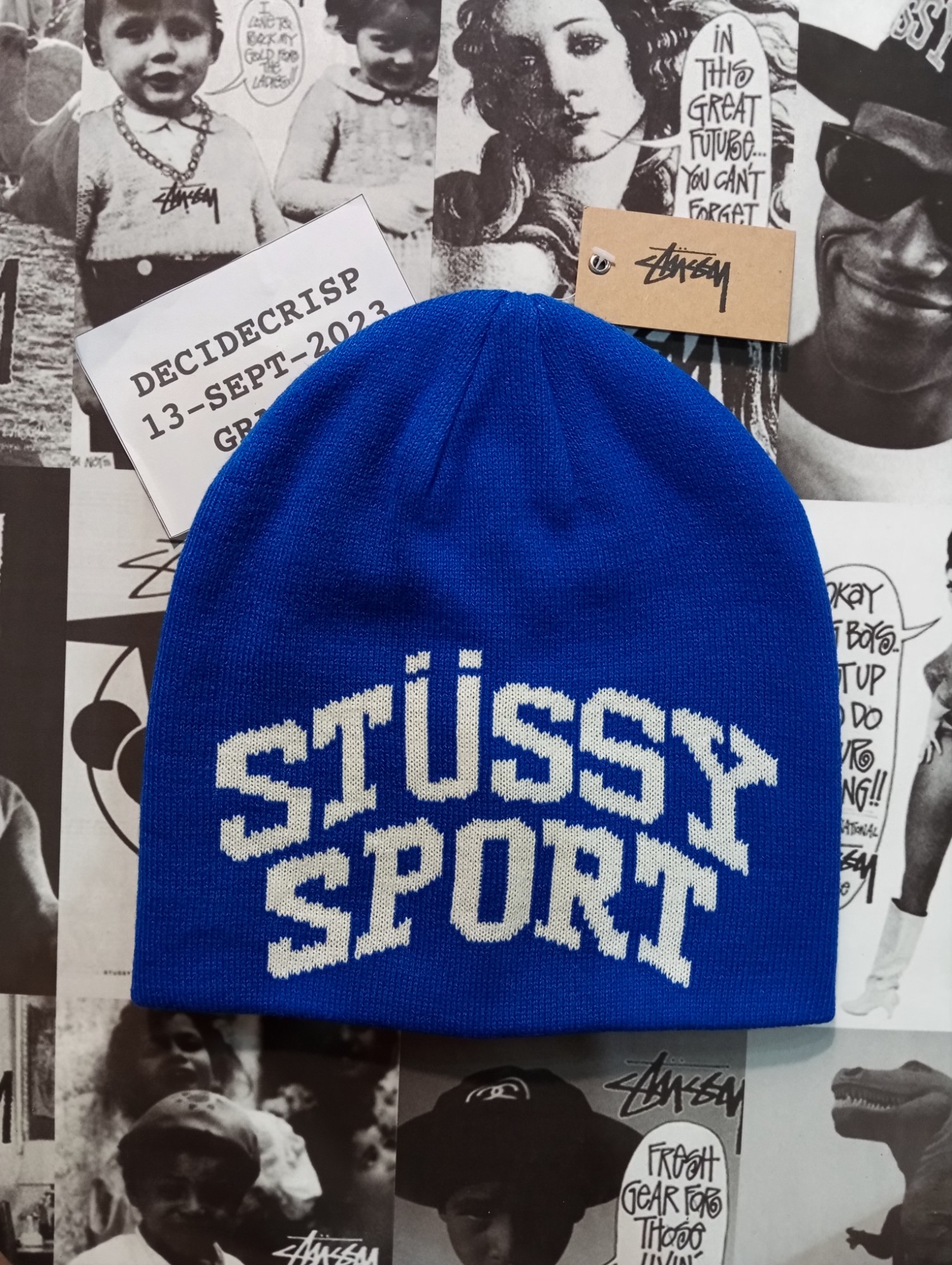 【激レア】stussy beanie Stussy Brushed Out Stock Skullcap Beanie Color Black One