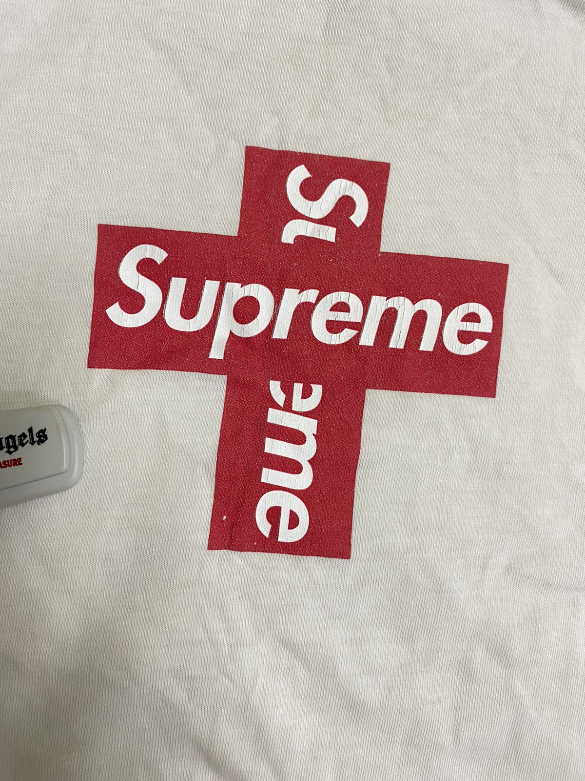 Supreme Supreme Cross Box Logo Bogo Tee T-shirt | chewinggum_21 | REVERSIBLE