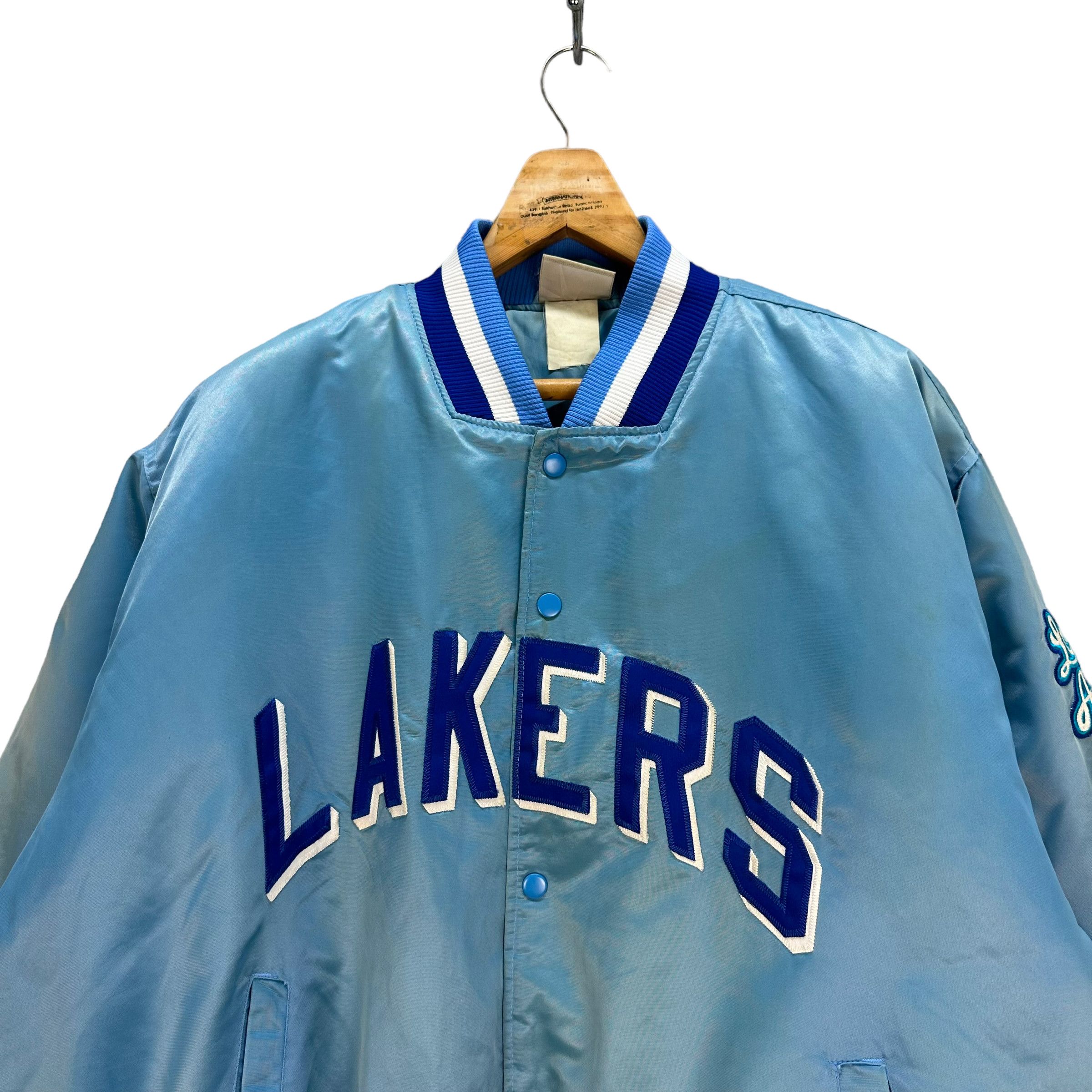 Los selling Angeles Lakers Majestic Bomber Jacket Hardwood Classics