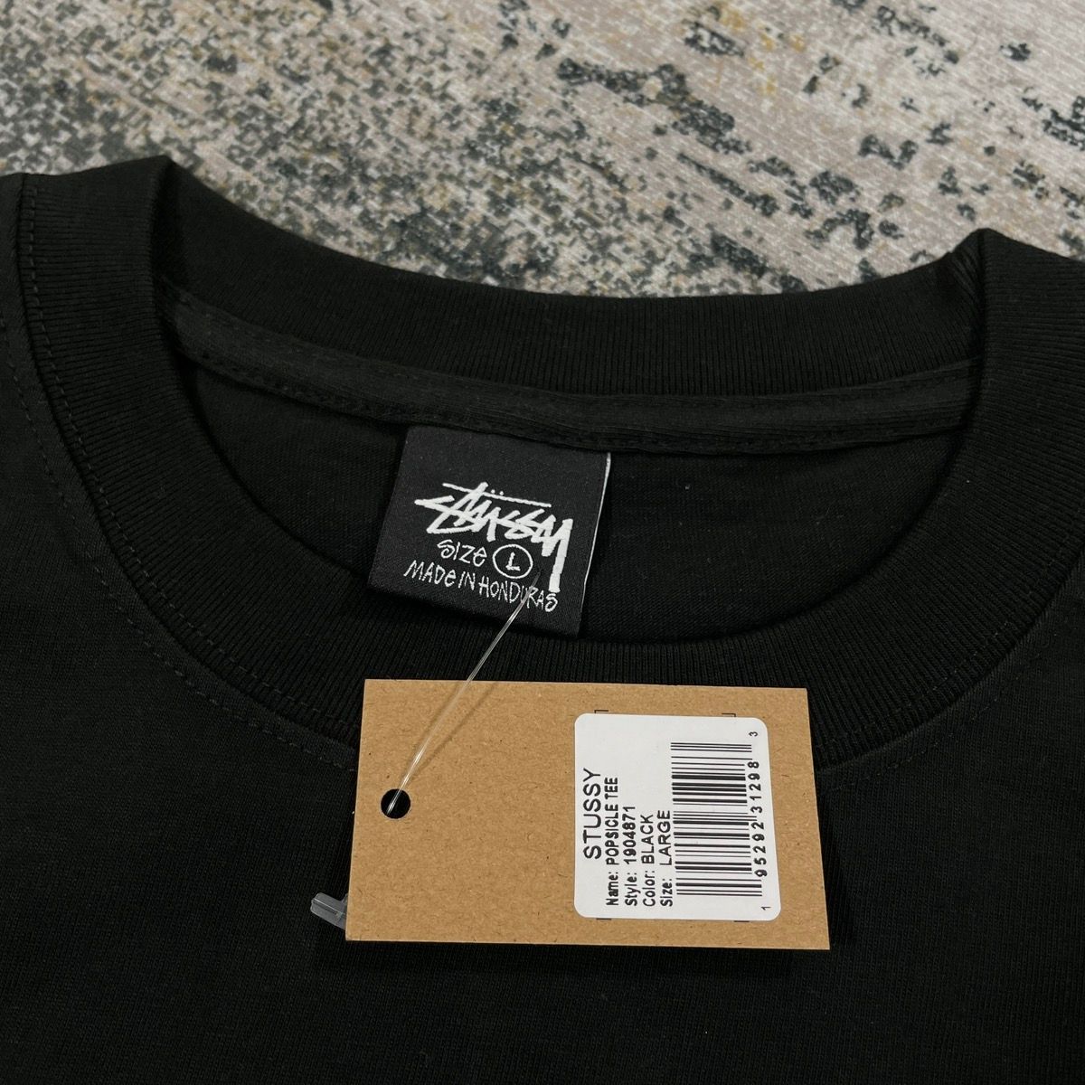 【STUSSY】 Popsicle T-Shirt Black Stussy Popsicle Tee Black – Hype Vault