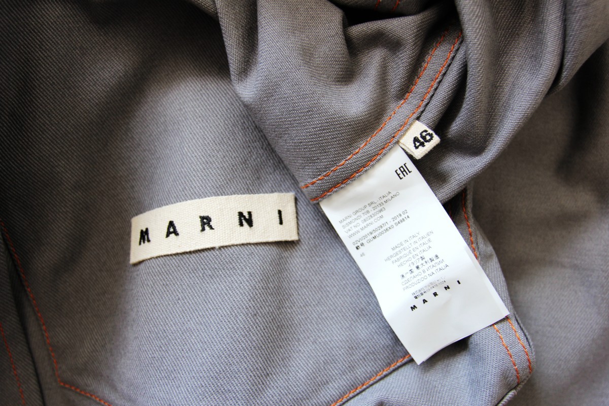 Marni SS19 MARNI x UNION COTTON DRILL CHORE COAT JACKET | calif 