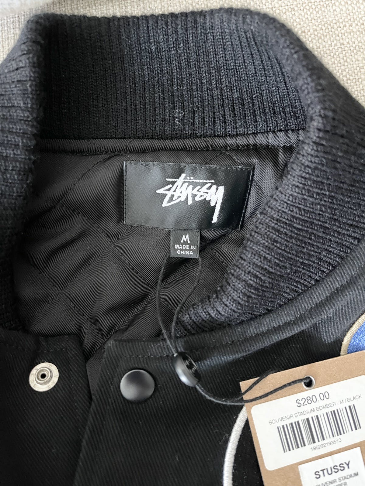 Stüssy New with Tag! Stussy Souvenir Stadium Bomber Jacket (M) | anyrare |  REVERSIBLE