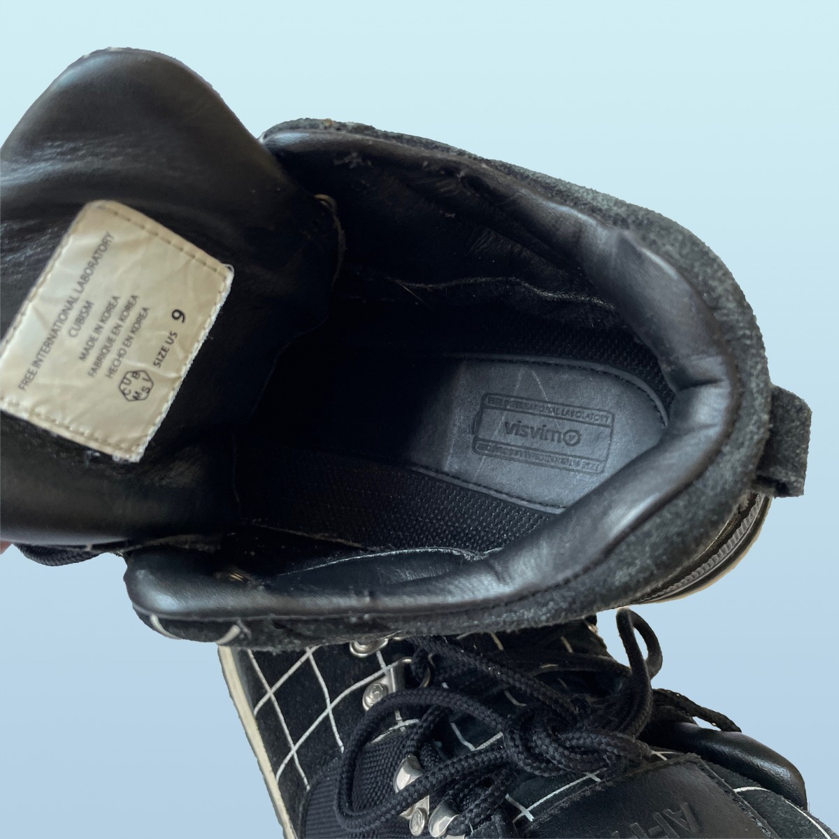 visvim×affa check design trekking boots visvim×affa check design trekking boots - メルカリ