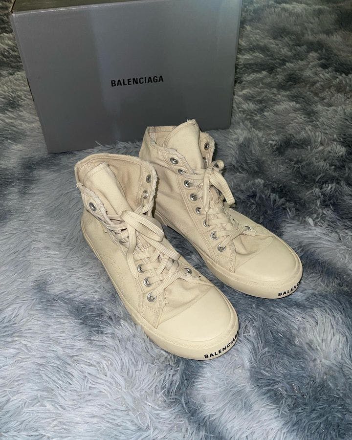 BALENCIAGA Balenciaga Paris High Top Sneakers chjlthxnk REVERSIBLE