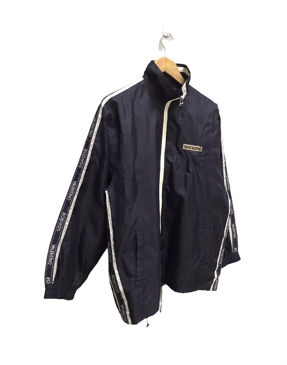 Other Designers Vintage Rodhos Valentino side tape windbreaker stafftold REVERSIBLE