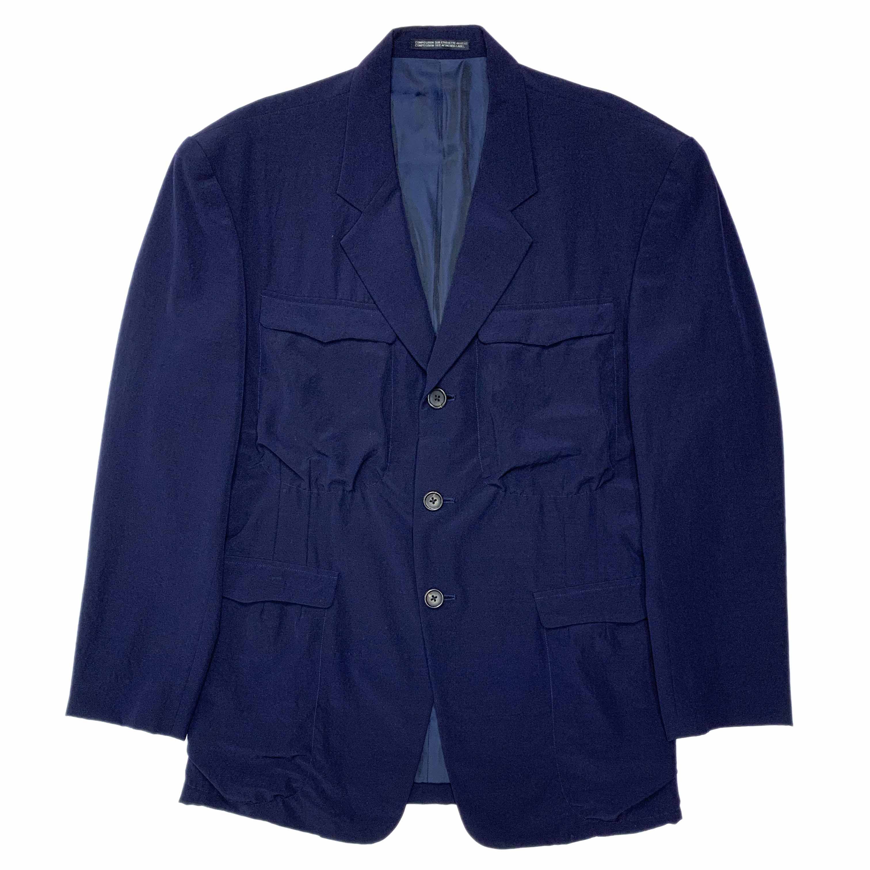 Yohji Yamamoto AW87 Cargo Pocket Military Wool Blazer