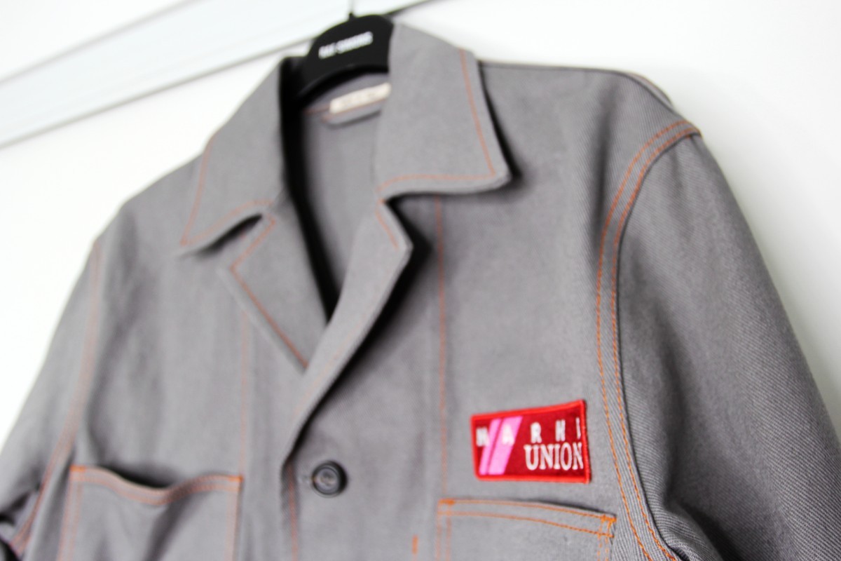 Marni SS19 MARNI x UNION COTTON DRILL CHORE COAT JACKET | calif 
