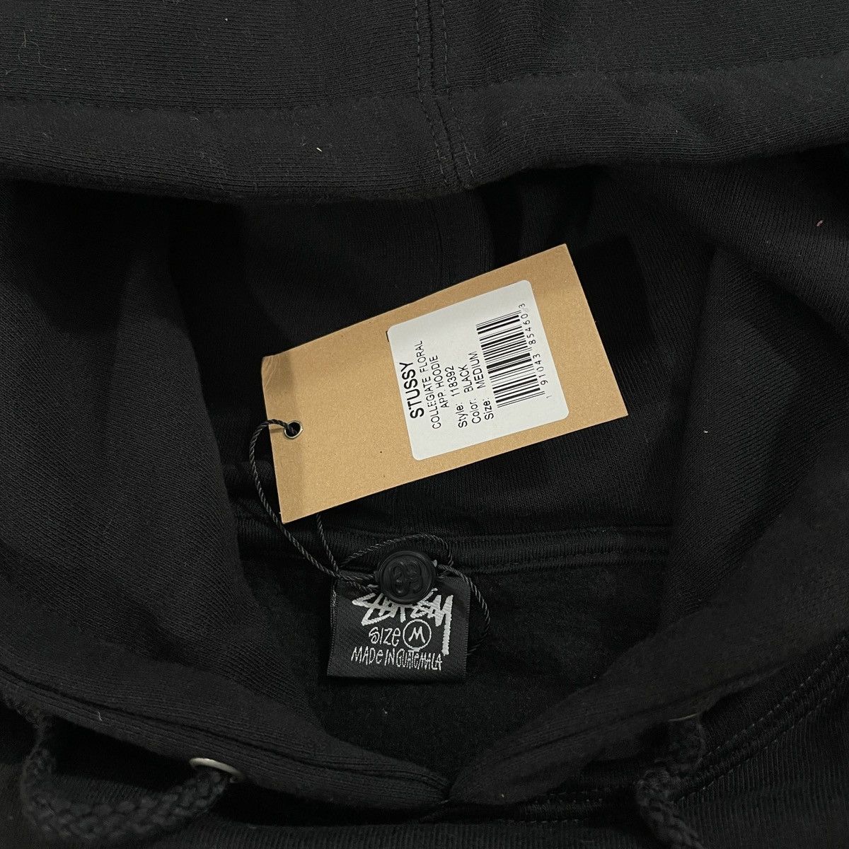 Stüssy STUSSY FLORAL HOODIE BLACK // MEDIUM | hlnstuff | REVERSIBLE