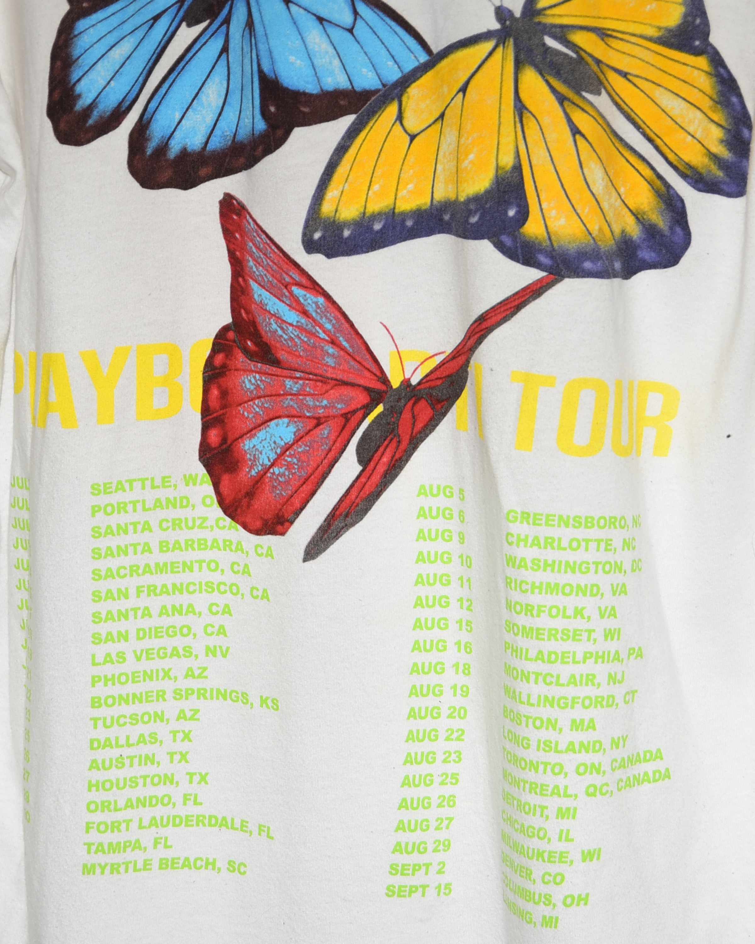 Playboi Carti Playboi Carti Self Titled Tour Butterfly Long Sleeve