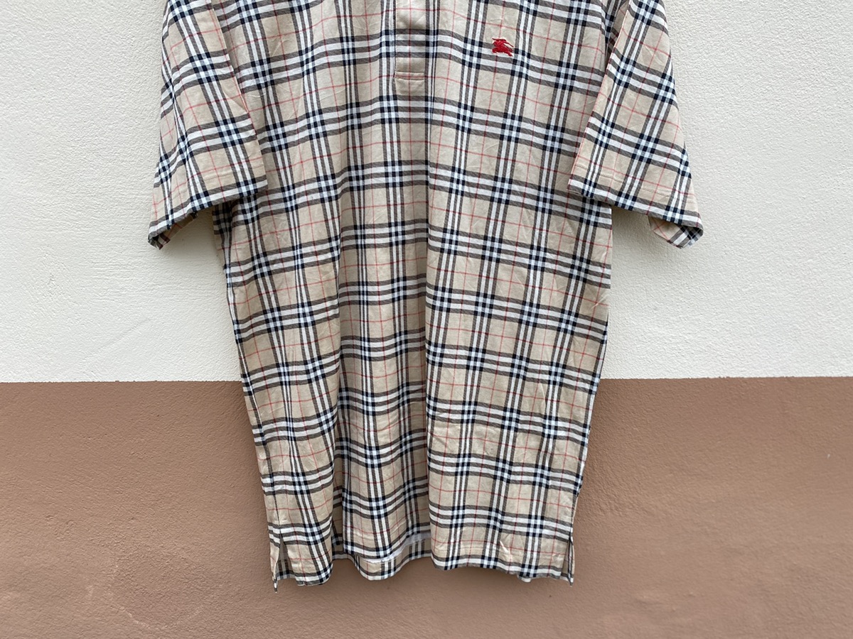 Burberry store Logo Nova Check Polo Vintage