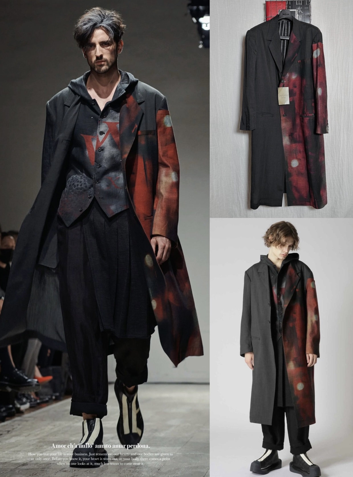 Yohji Yamamoto Yohji Yamamoto Pour Homme 2023SS Romantic