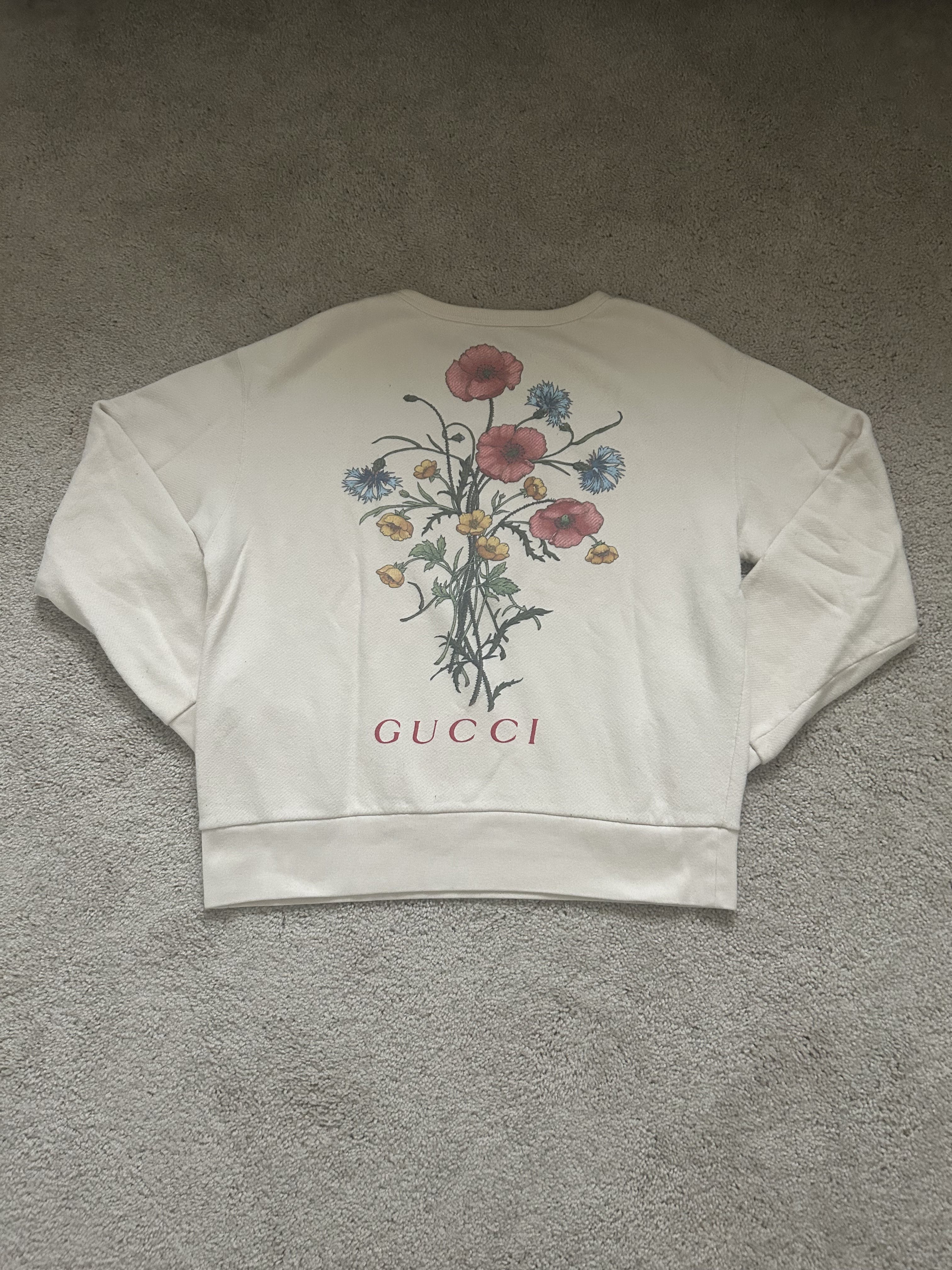 GUCCI Gucci Chateau Marmont Crewneck Sweatshirt Runway Rare doro
