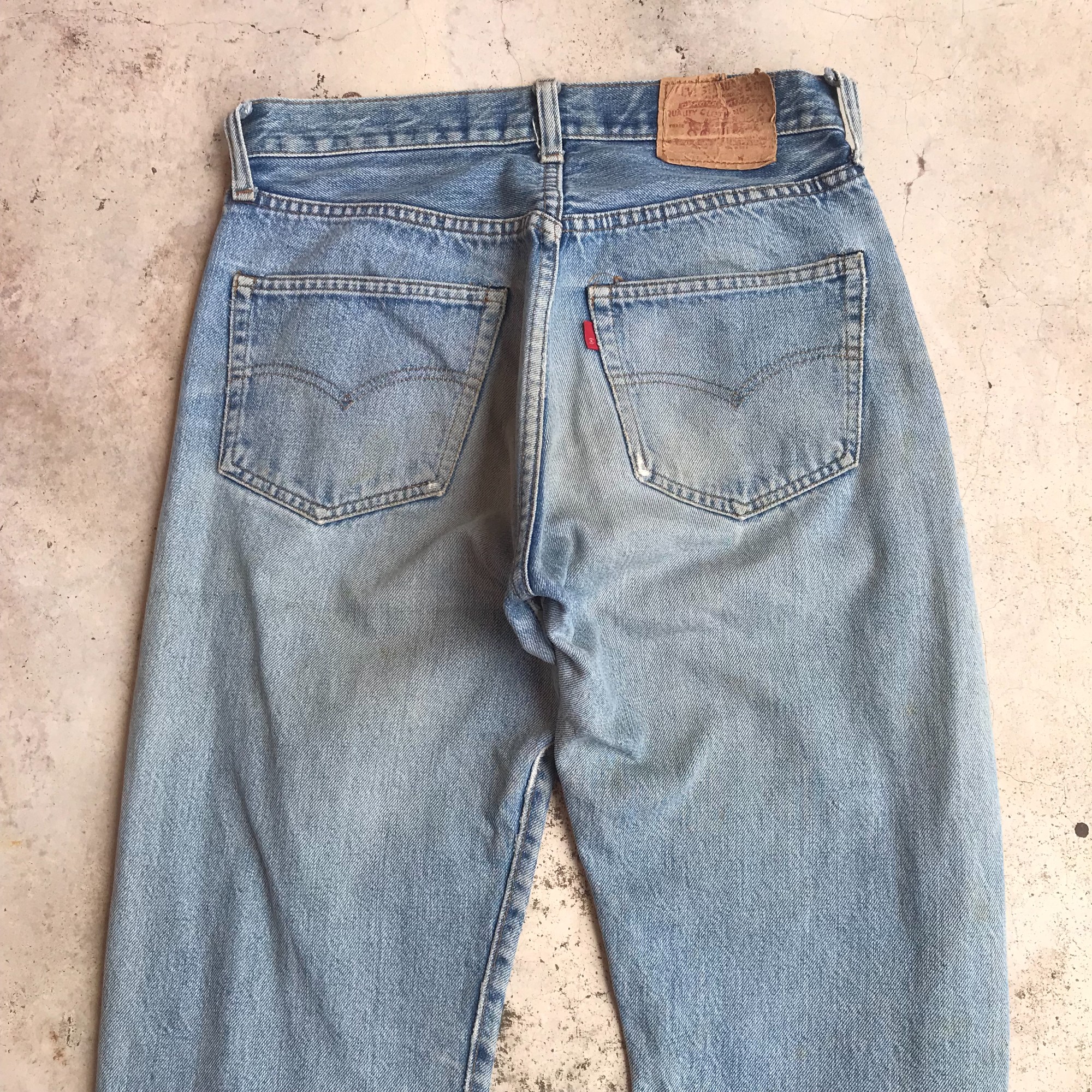 80s Levi’s 501 Vintage Levi's Vintage Levis 501 80's Rindem # 6 faded dirty