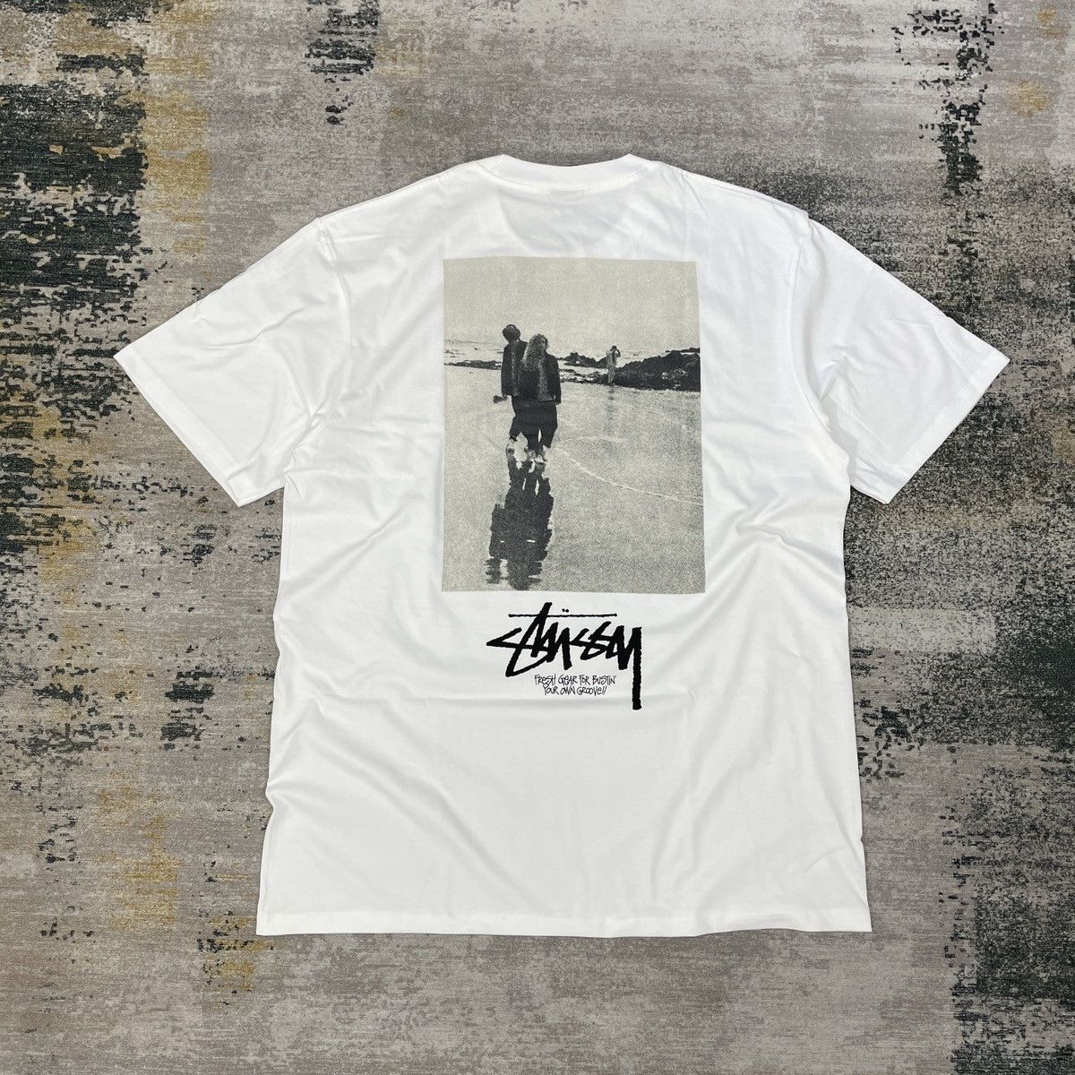 ★送料・関税込★Stussy★Stussy Low Tide T-Shirt White★ Stussy Low Tide White Tee | Senikersku
