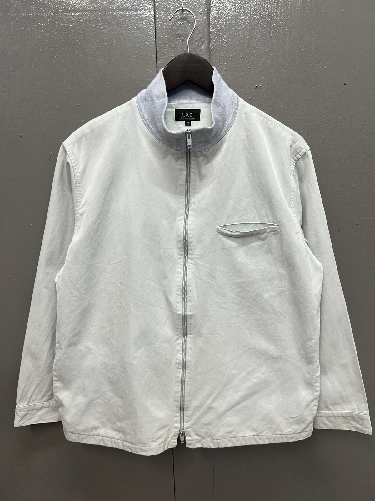 A.P.C. VINTAGE APC ZIPPER JACKET MADE IN FRANCE | acceptofferstore