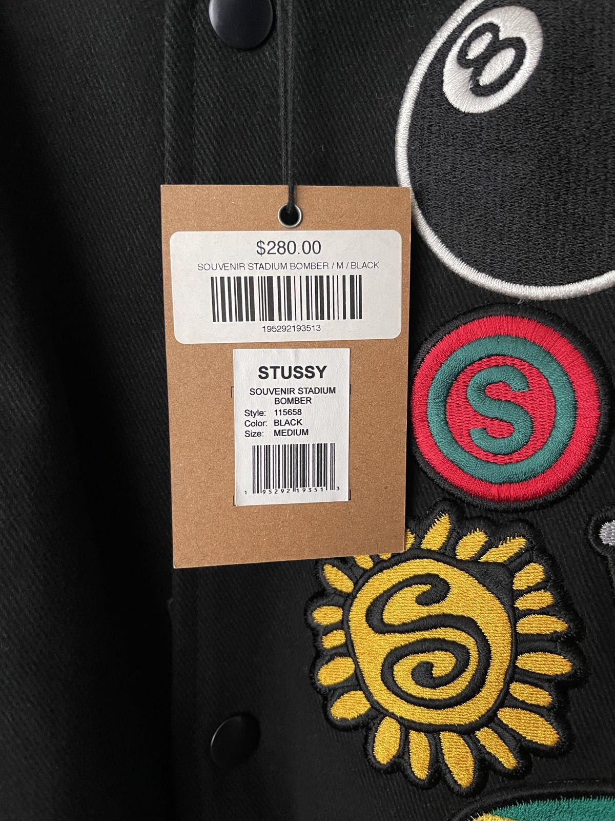 Stüssy New with Tag! Stussy Souvenir Stadium Bomber Jacket
