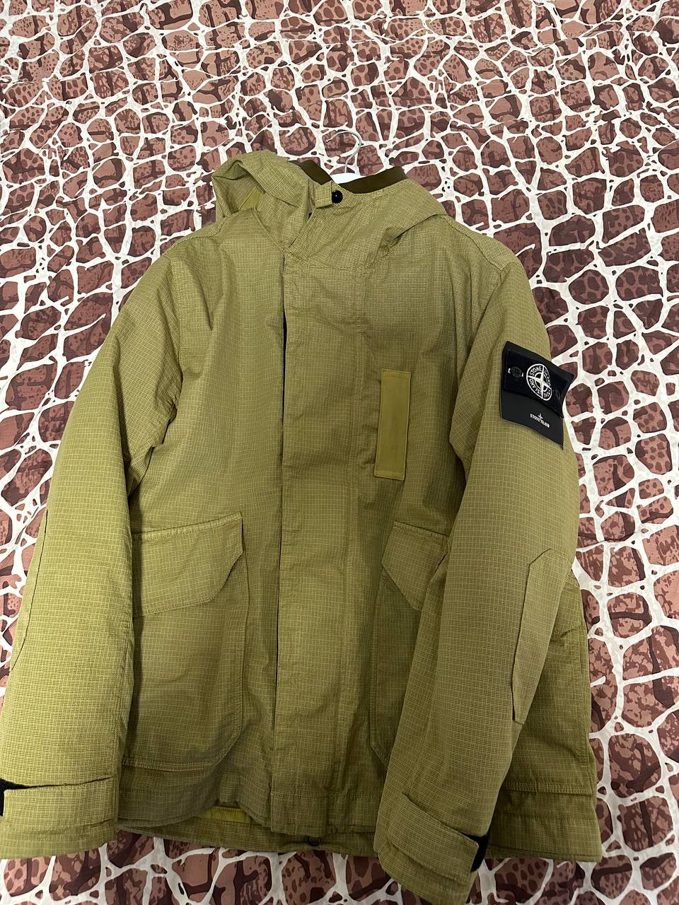 Orange Stone Island Reflective Weave Ripstop Tc Stone Island Stone