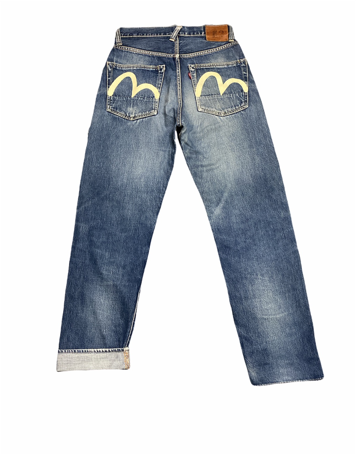 EVISU Vintage Evisu Daicock Japan Cinch Back Selvedge Denim Pants