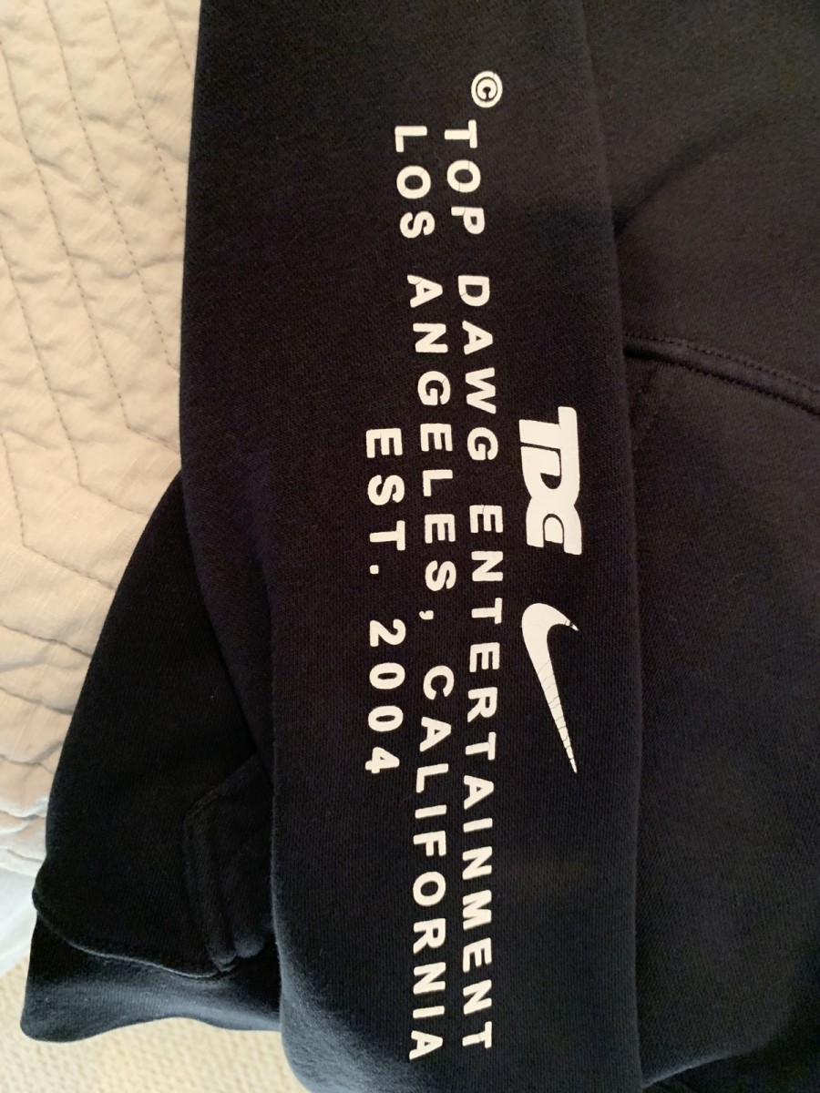 tde x nike hoodie