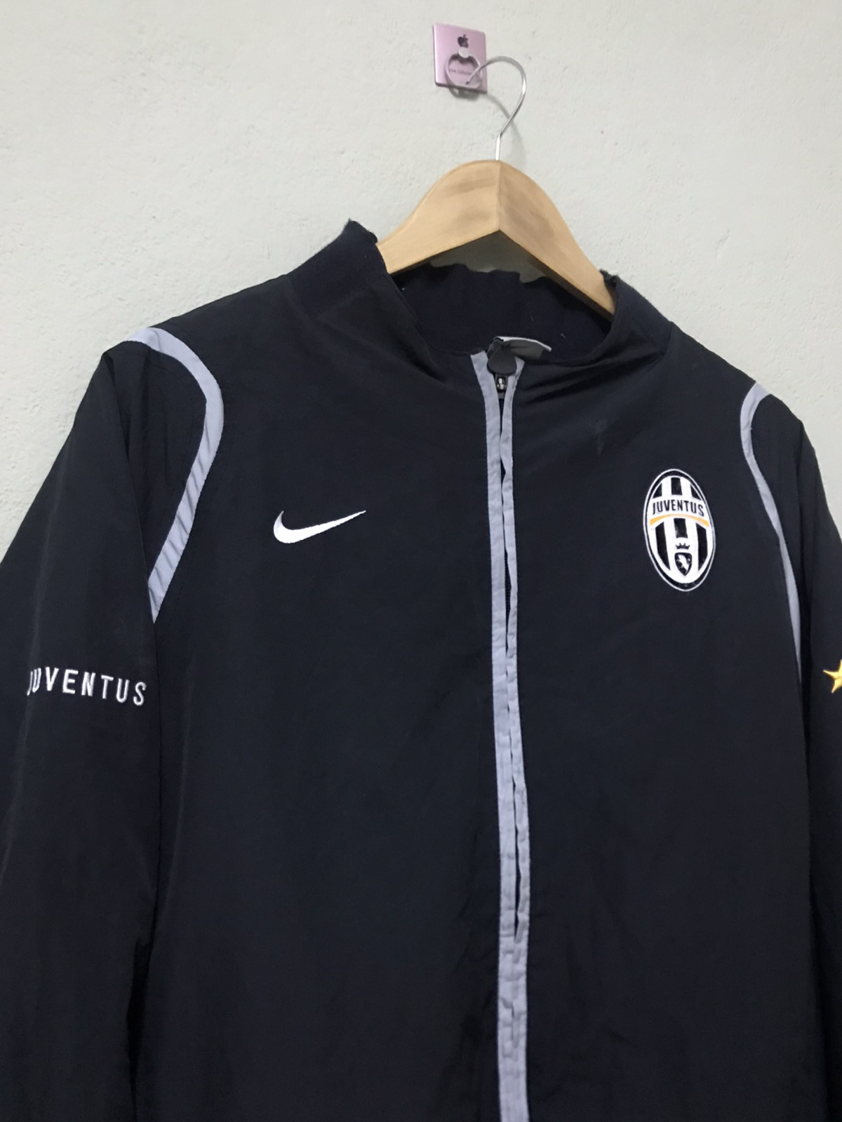 トップス 00s NIKE JUVENTUS windbreaker jacket Nike Juventus 2014 Full Zip Windbreaker Jacket Jeep sz M | eBay