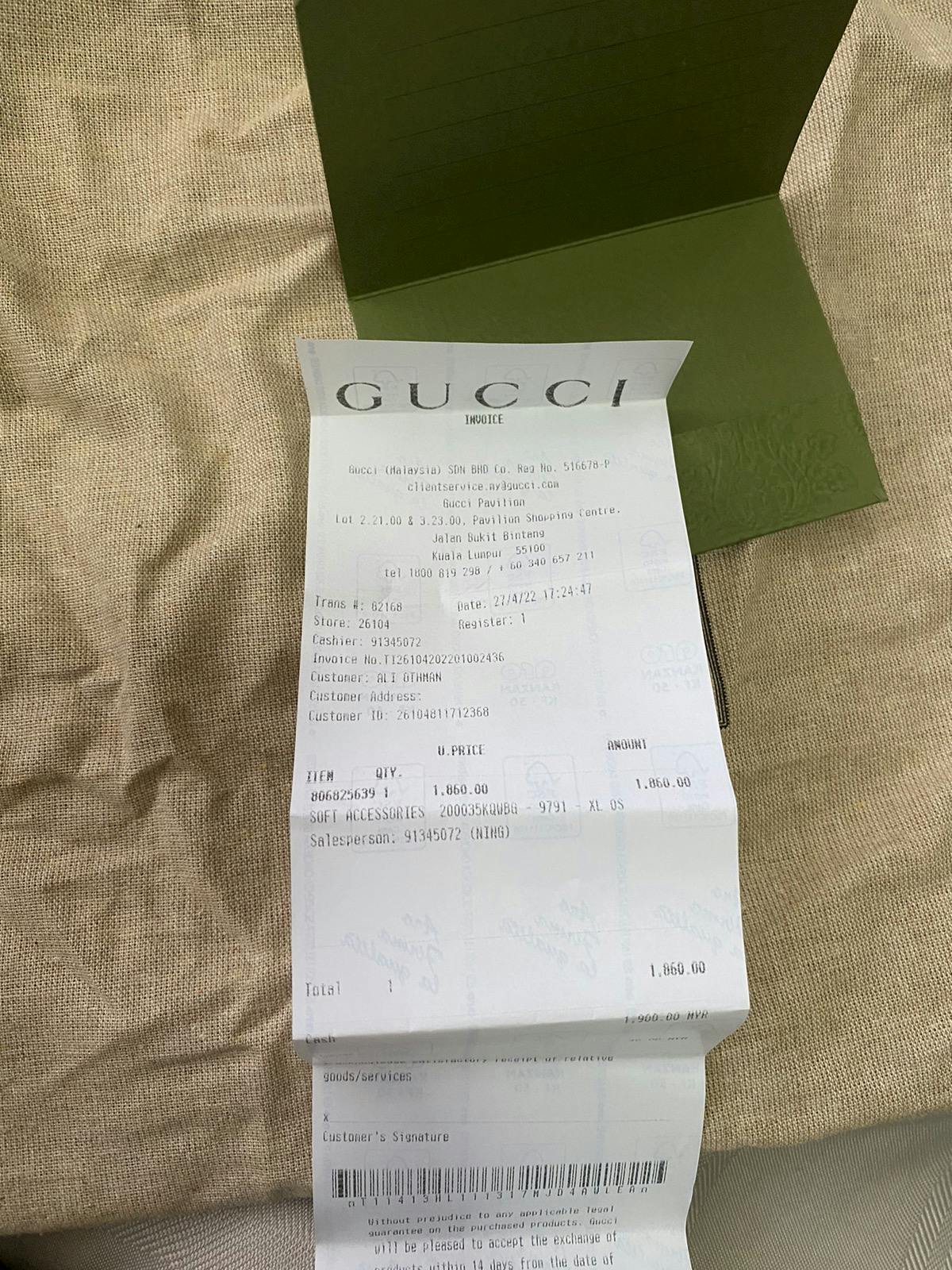 Gucci cap Authentic with receipt How to See If A Gucci Cap Is Real | TikTok main image 4