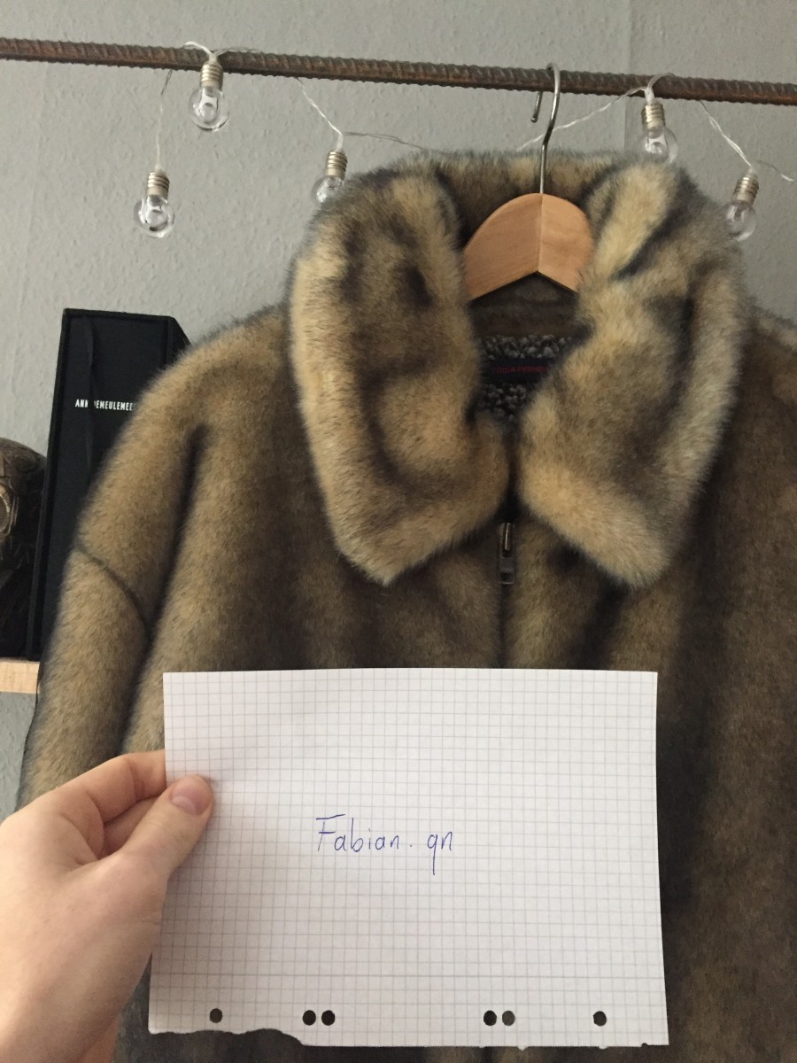 Gosha Rubchinskiy Faux Fur Coat | fabian.qn | REVERSIBLE
