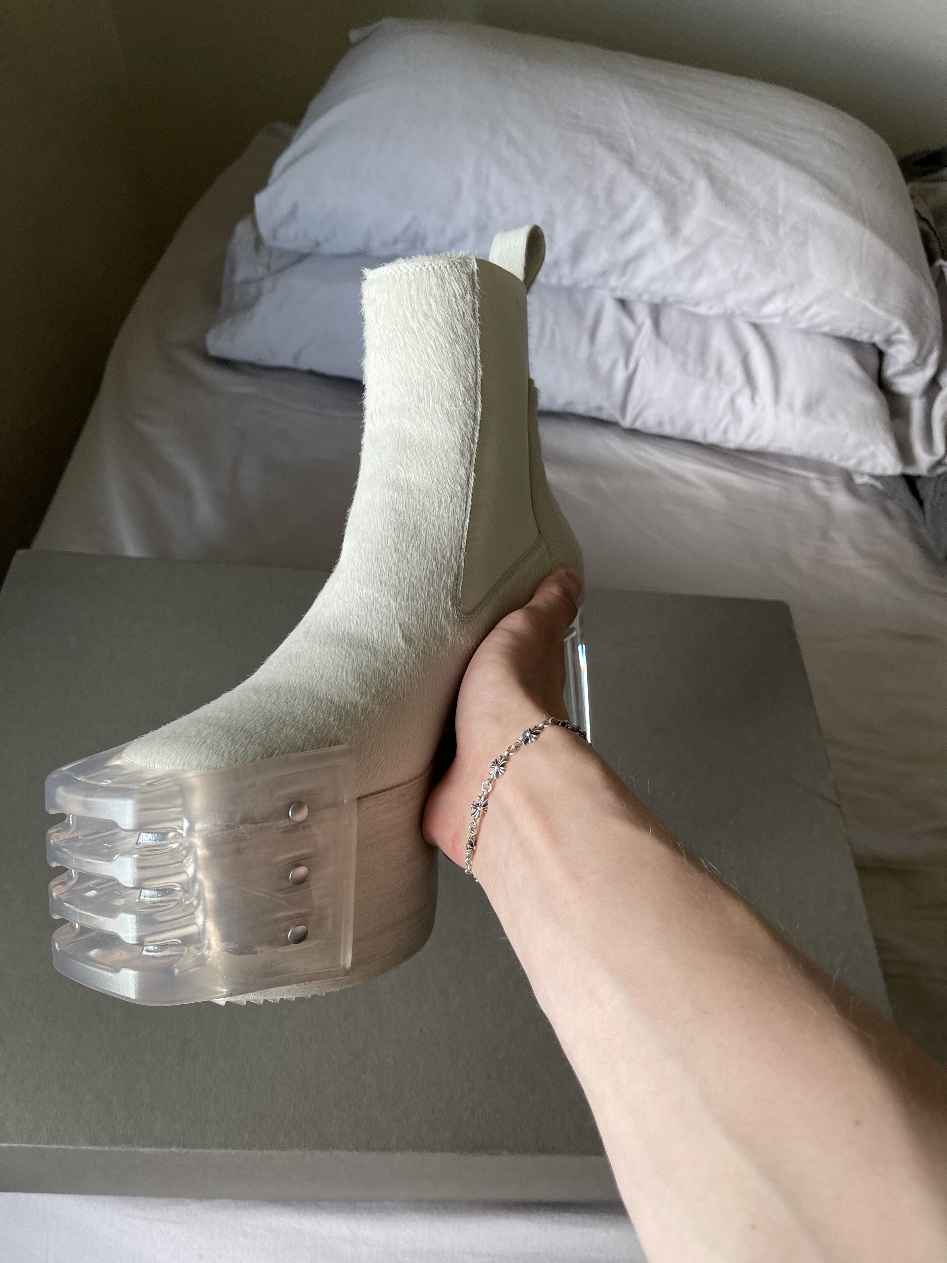 Rick Owens Rick Owens Tecuatl Pony Hair Kiss Heel