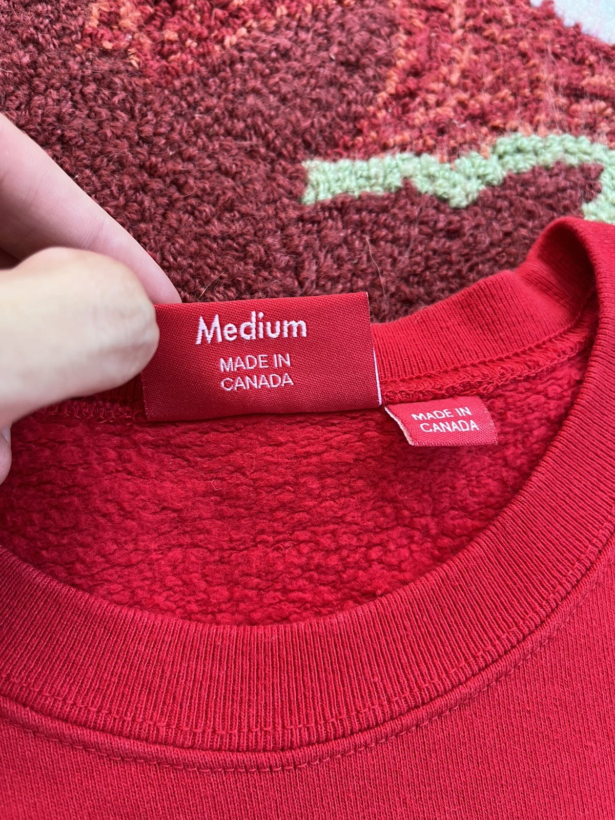 Supreme Supreme Cutout Logo Crewneck SS20 Red | kchype | REVERSIBLE