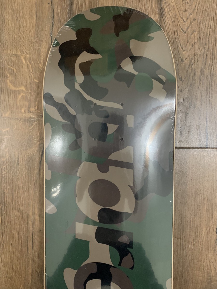スケートボード Supreme - Supreme Deck Woodland Green Camo SUPREME 'Camo Logo' (2019) Skateboard Deck (green) – Sk8 Of