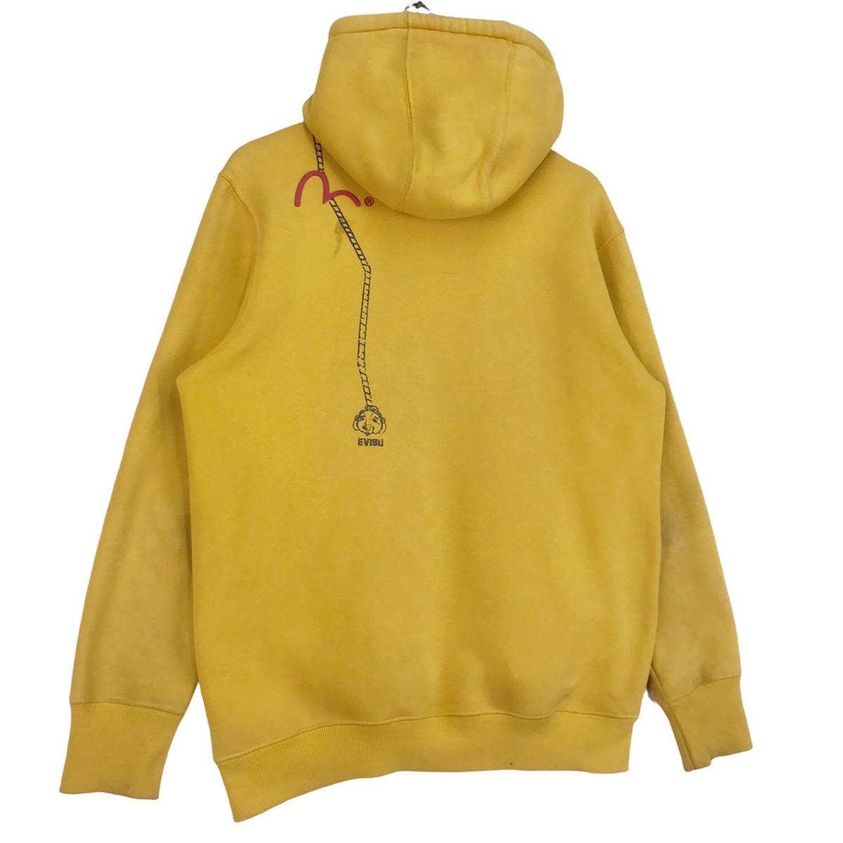 EVISU Evisu Sun Faded Zipper Samurai Hoodie keiko REVERSIBLE