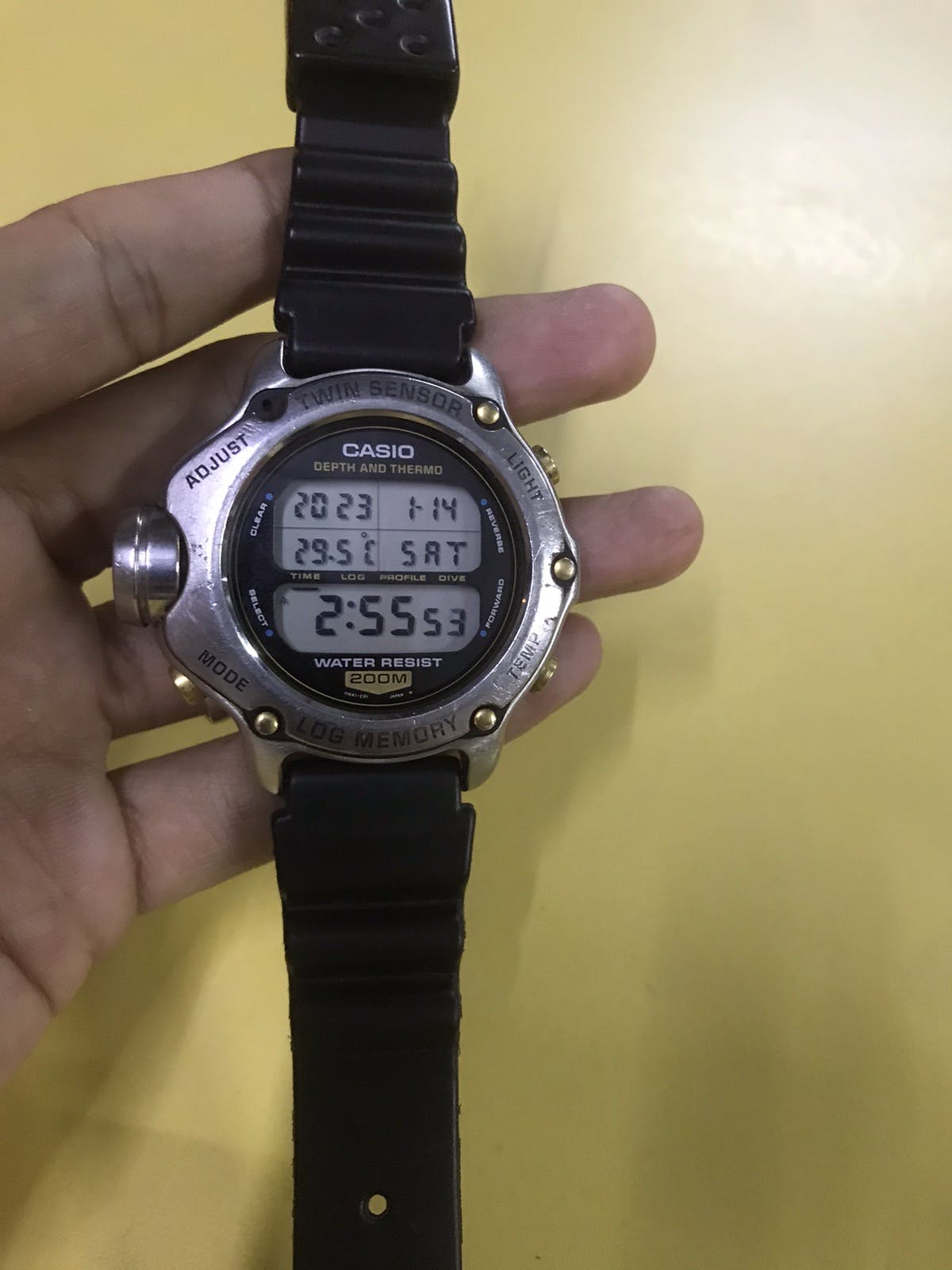 腕時計 CASIO 潜水王 DEP-600 電池交換済 ダイバーズウォッチ