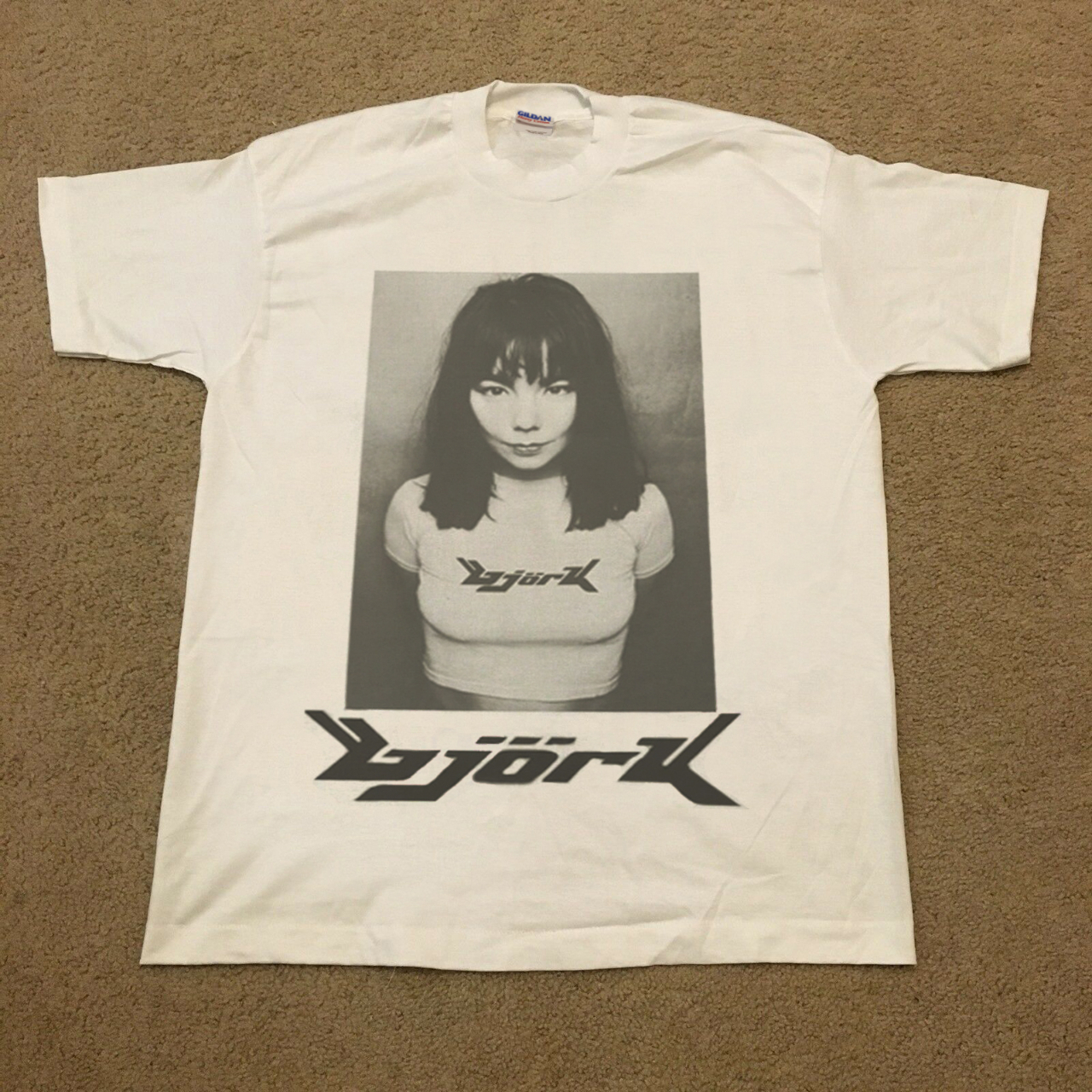 Other Designers Bjork Debut 90s Japanese Band T-Shirt Size