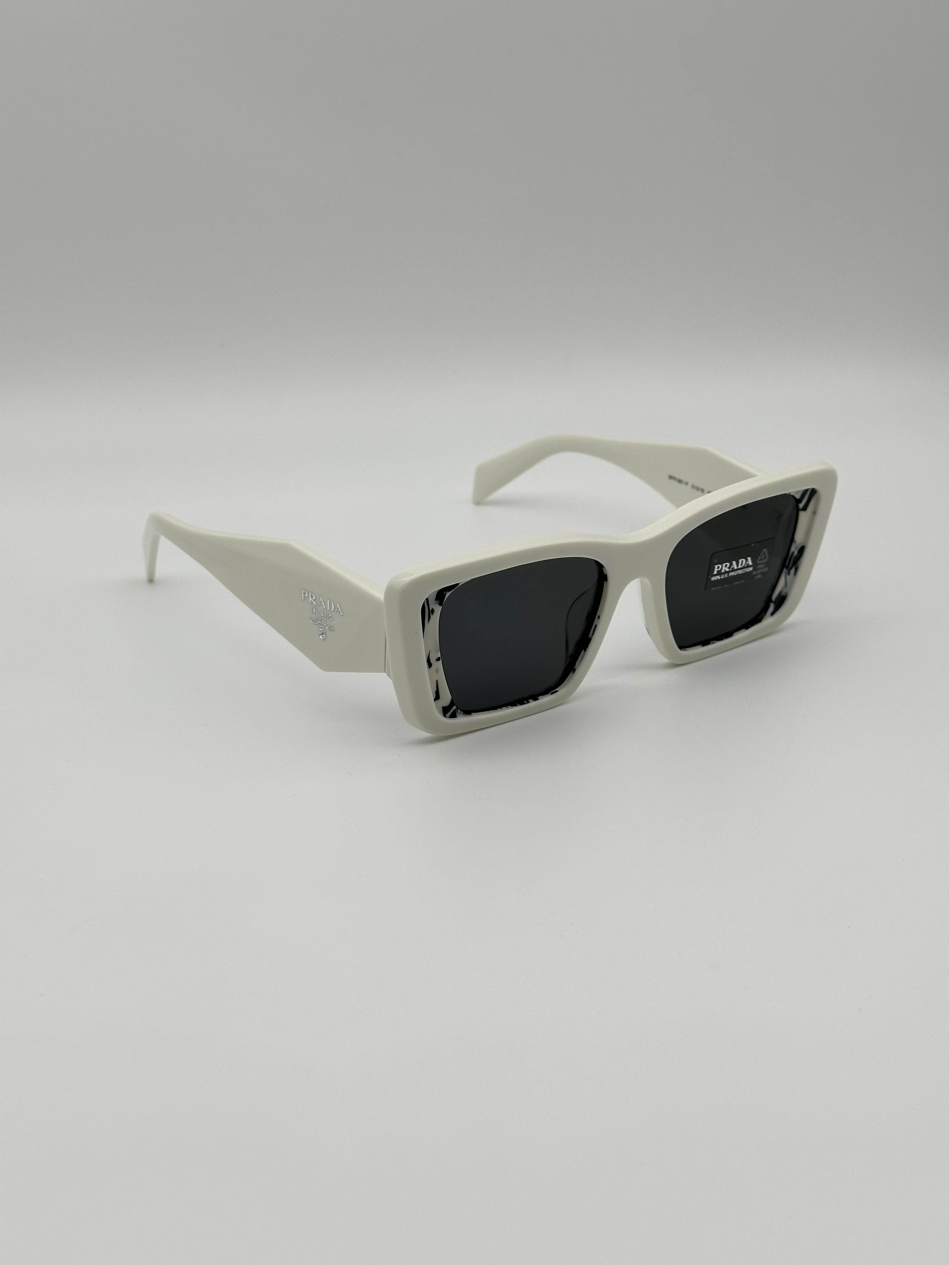 Prada BRAND NEW PRADA PR08YSF 02V5S0 White Havana Black  display picture 3