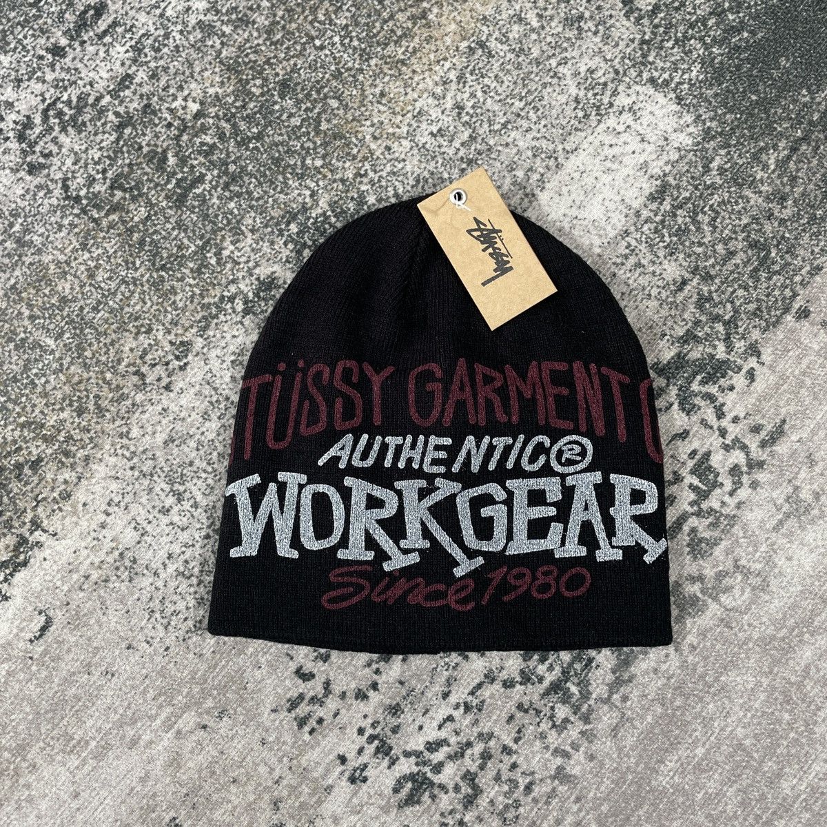 Stüssy Stussy Work Gear Skullcap Beanie | hlnstuff | REVERSIBLE