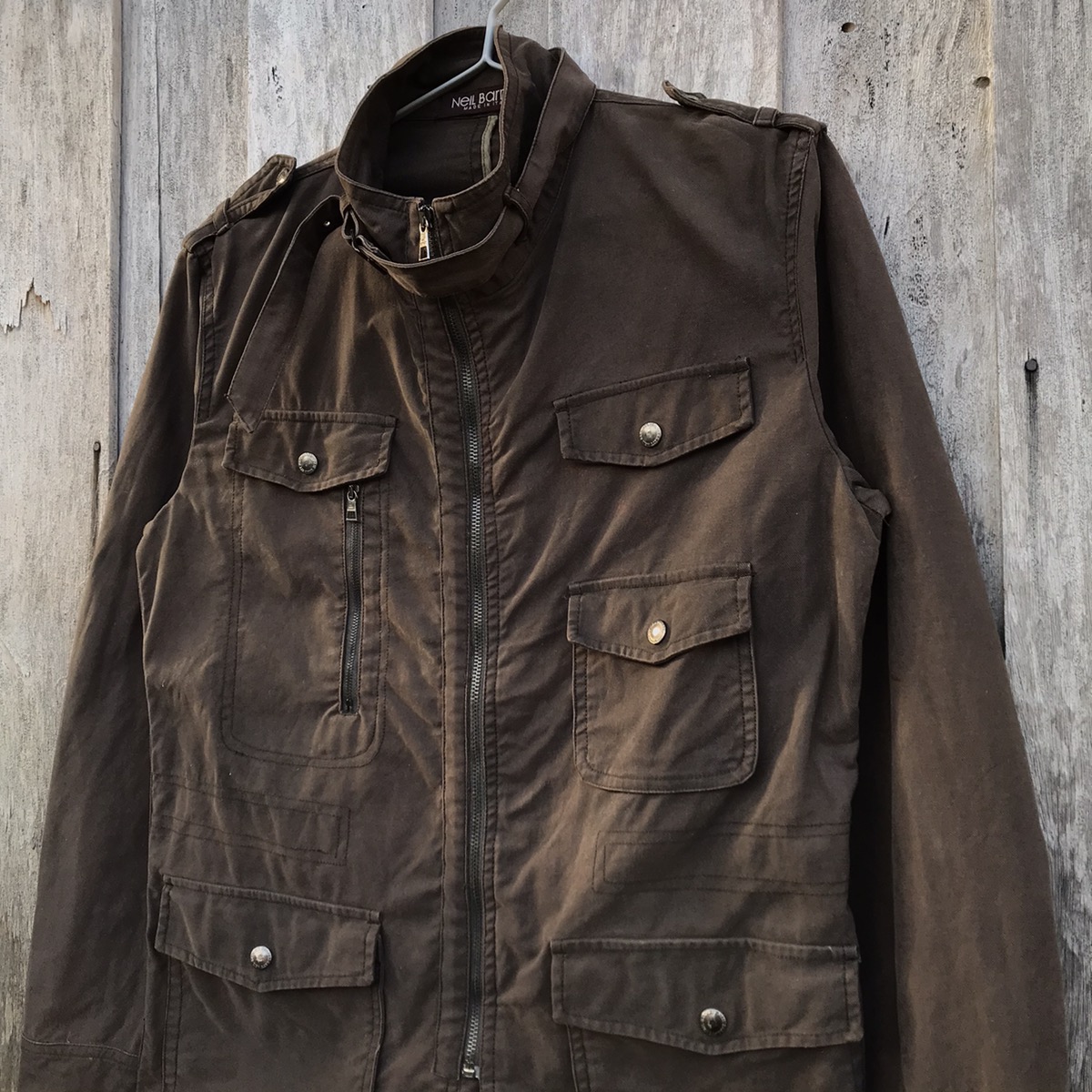 【neil barrett】 archive military jacket neil barrett】 archive military jacket Neil Barrett Leather