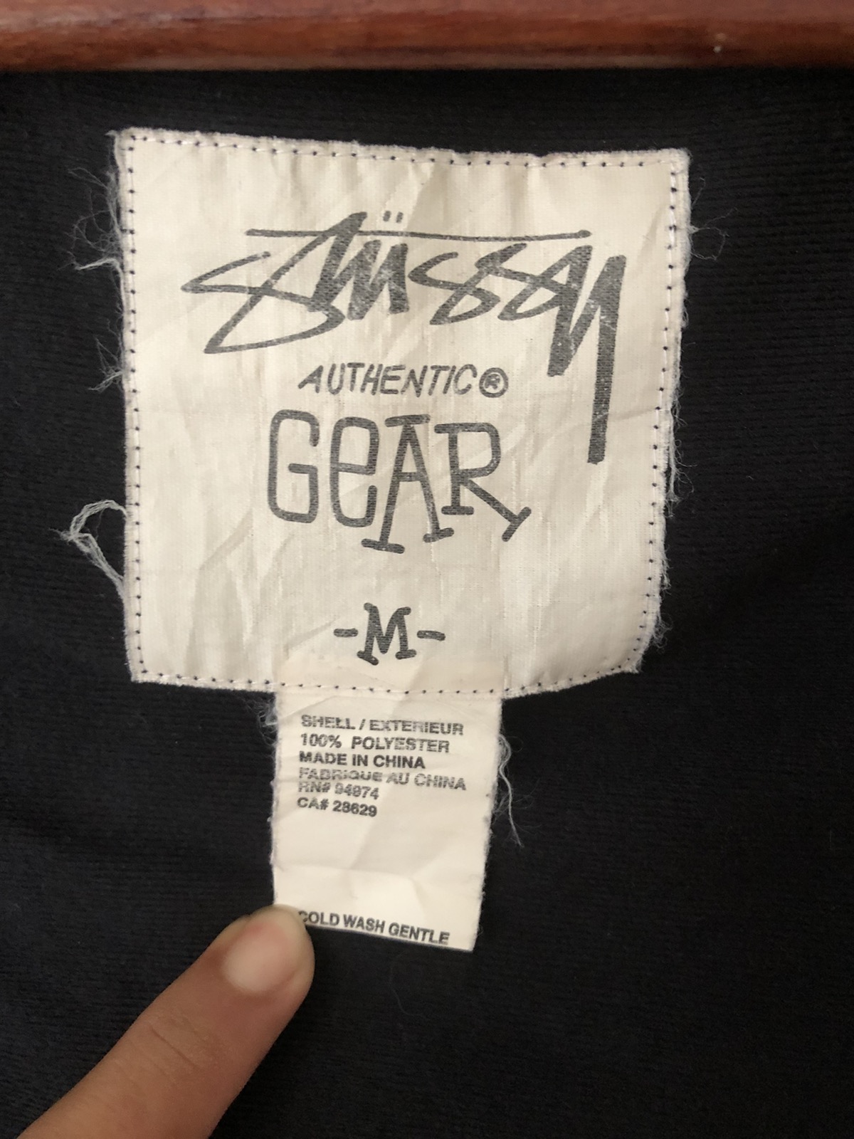 Stüssy Stussy Big Logos Authentic Gear Track Jacket bandeldotcom