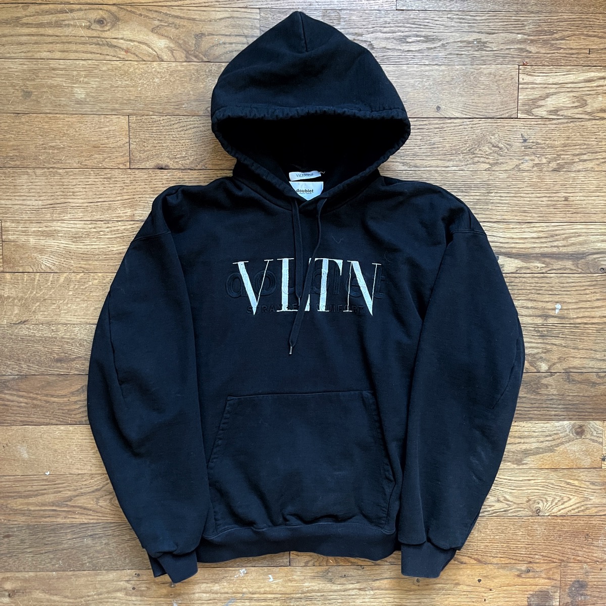 Valentino Doublet x Valentino Embroidered Logo Hoodie