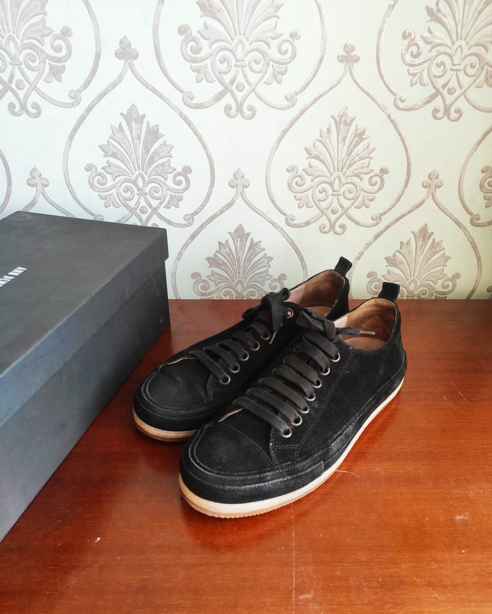靴 Ann Demeulemeester SCAMOSCIATO NERO SCAMOSCIATA NERO SNEAKERS | L'ARMOIRE