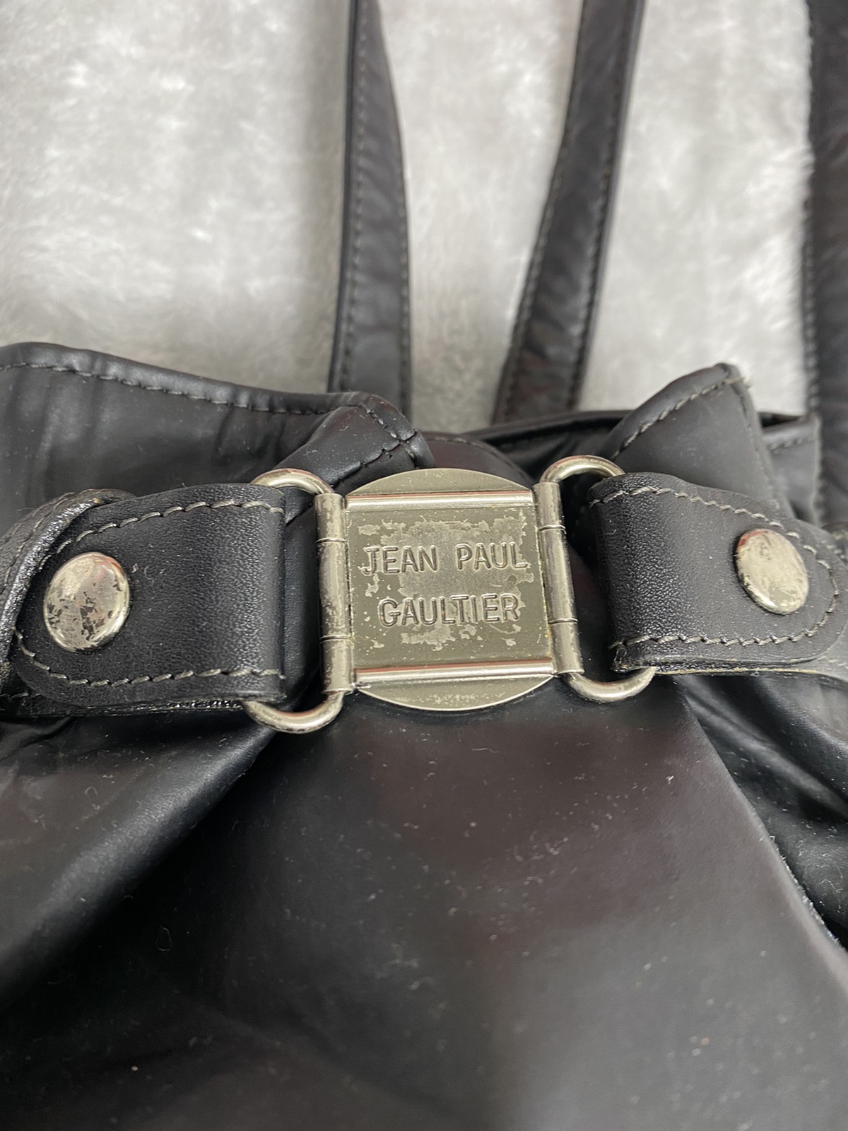 バッグ 90s Jean Paul Gaultier leather backpack Jean paul gaultier vintage leather backpack - Gem