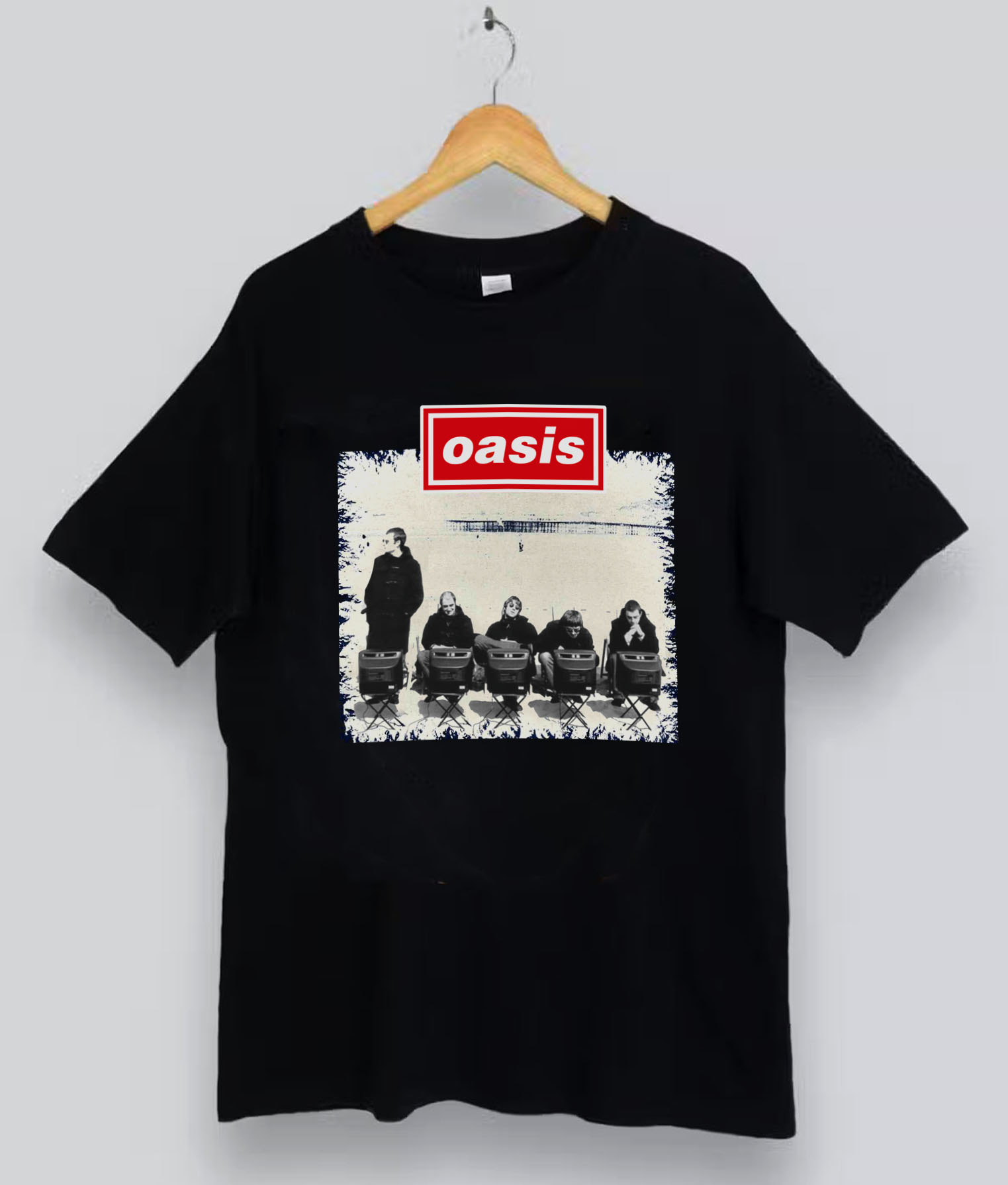 Other Designers Rare 1995 Oasis Roll With It Tour Band T-Shirt