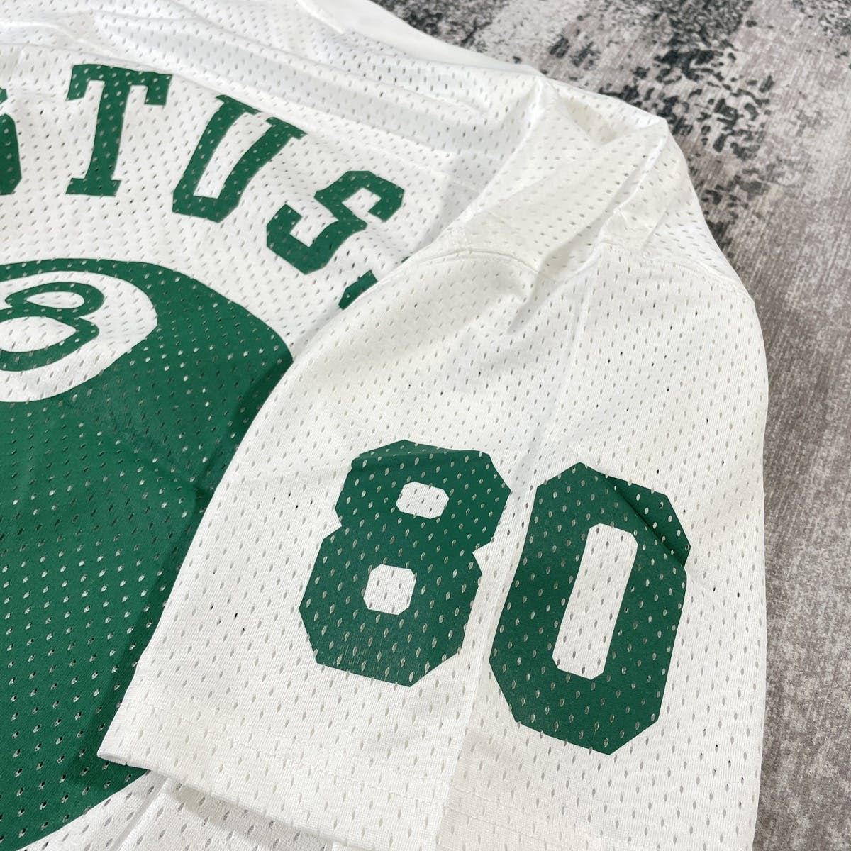 Stüssy STUSSY JERSEY MESH 8 BALL WHITE // L | hlnstuff