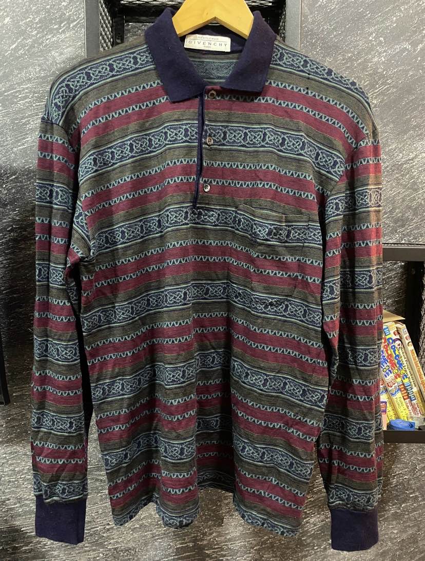 Givenchy Vintage Givenchy Long Sleeve Polo Shirt | ruffianscloset
